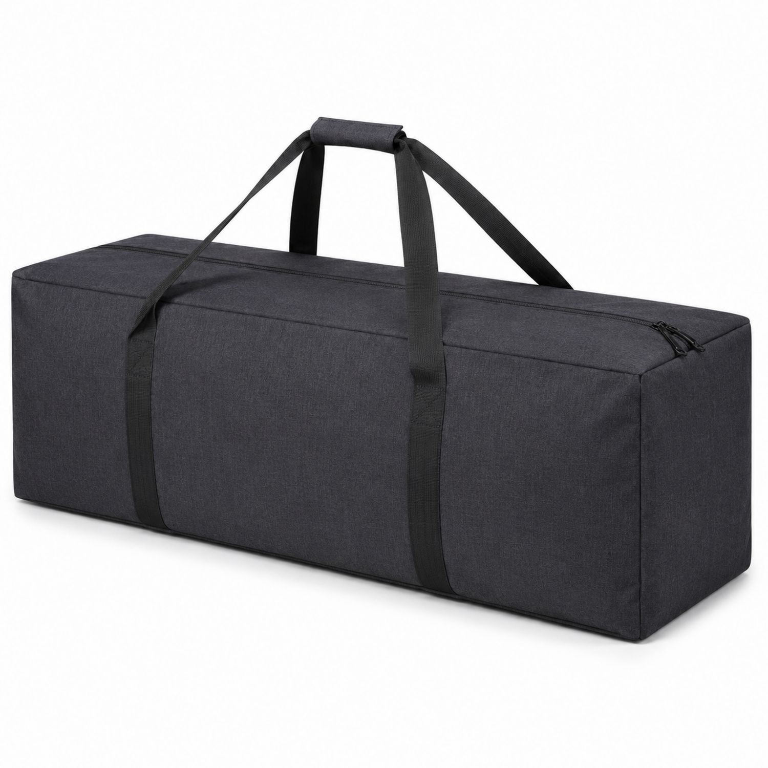 Bolsa de Almacenamiento Grande Negra Rectangular con Cremallera