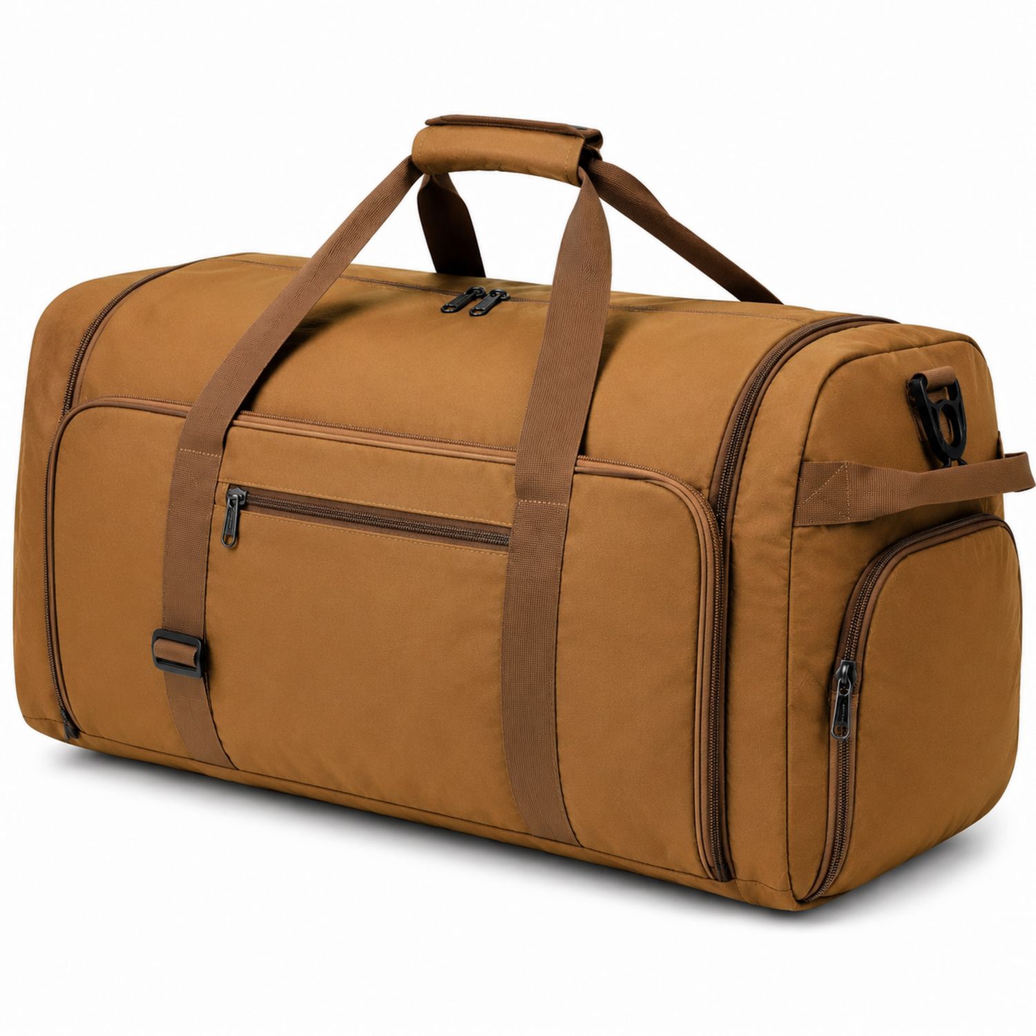 Bolsa de viaje marrón de gran capacidad 40L