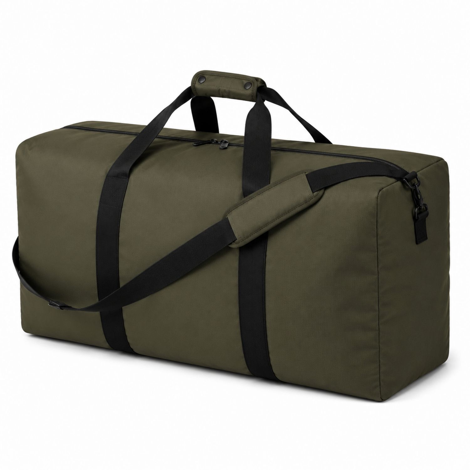 Bolsa de Viaje Grande Verde Militar con Correa Ajustable