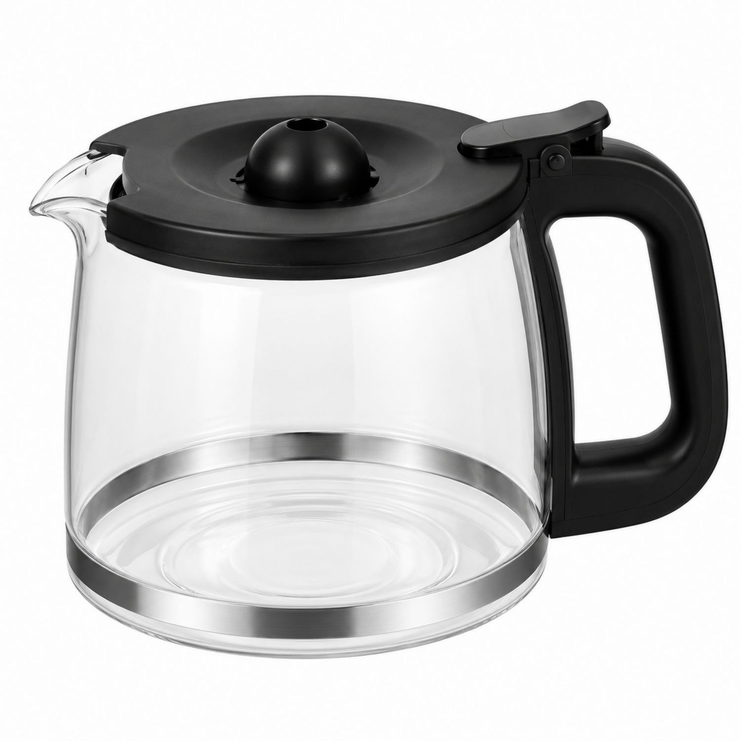 Caraffa in Vetro da 1.5L con Coperchio Nero