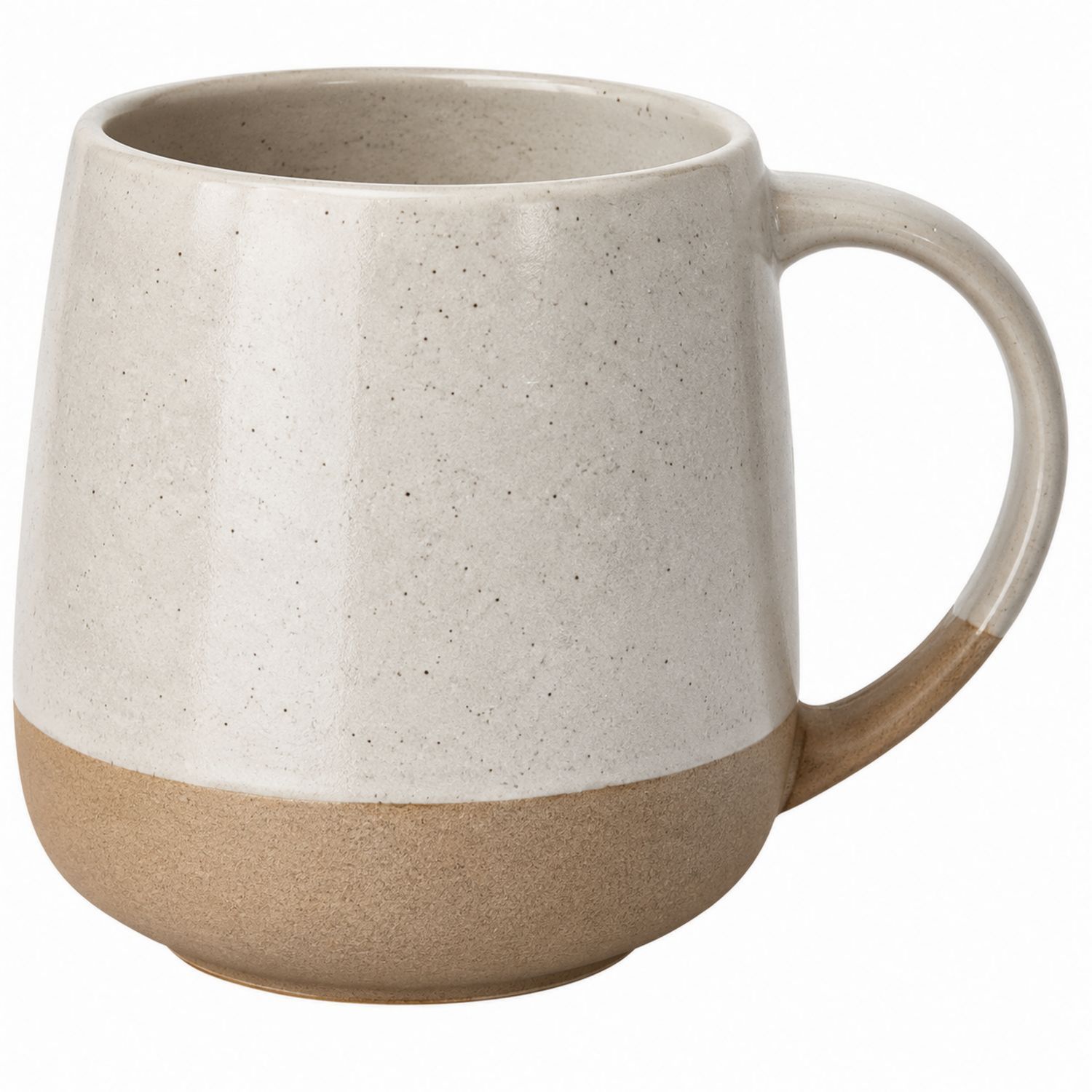 Tazza in Ceramica 350 ml Bianco e Beige