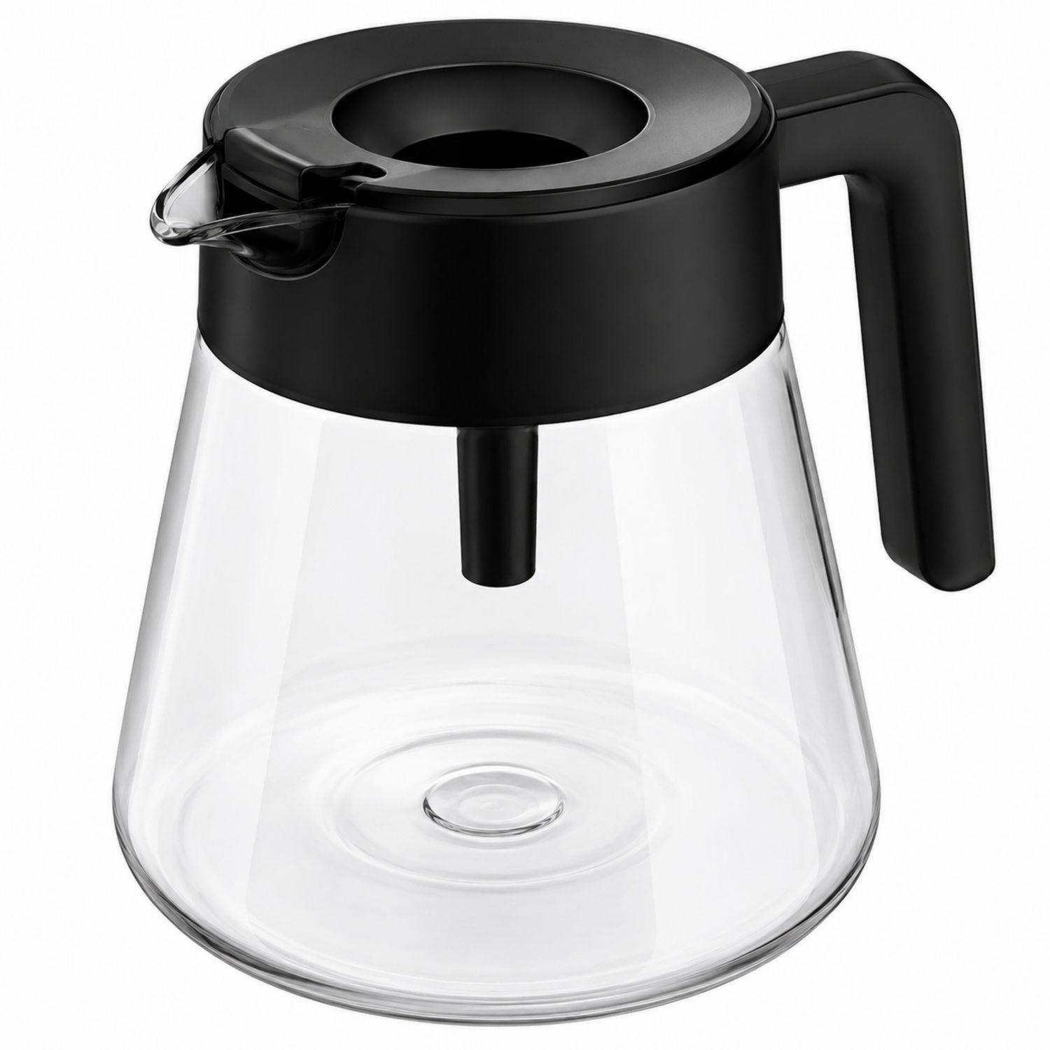 Caraffa in Vetro da 1L con Coperchio Nero