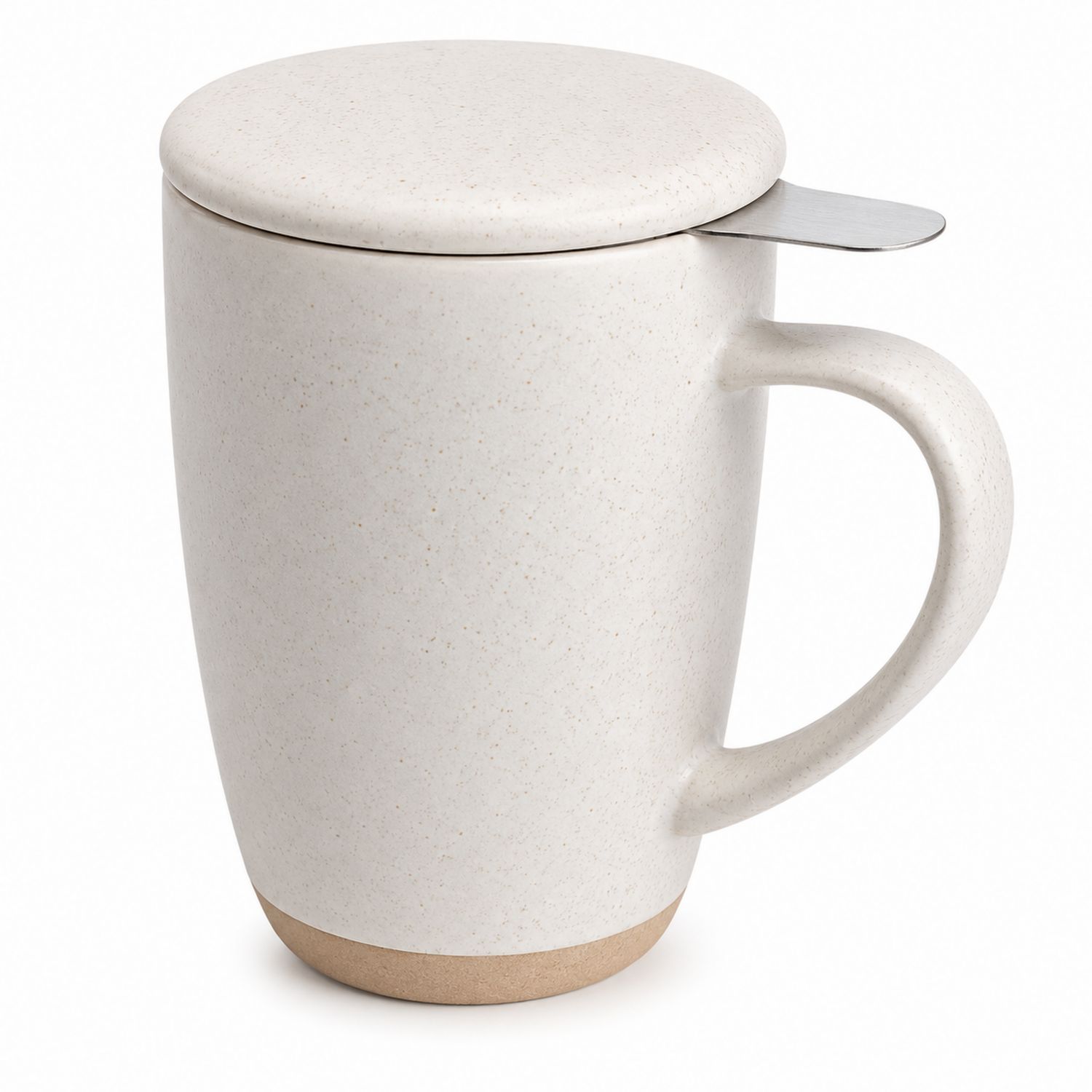 Tazza con Coperchio e Infusore Bianco 350ml