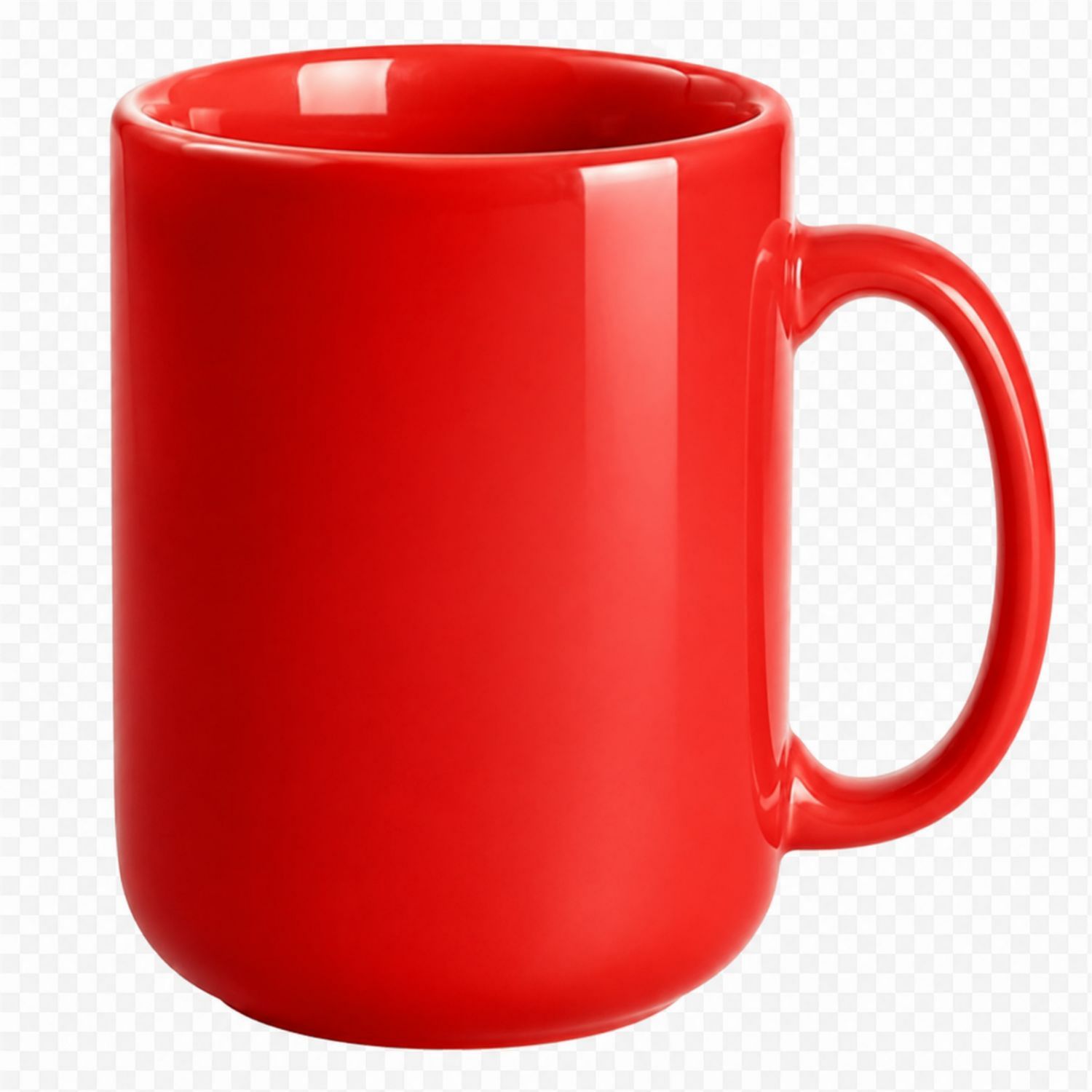 Tazza in Ceramica Rossa 350ml
