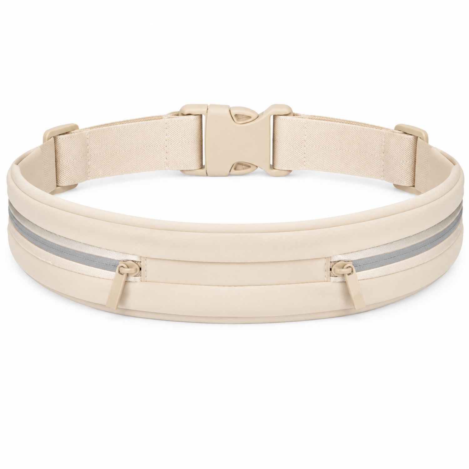 Marsupio Regolabile con Cerniera Beige