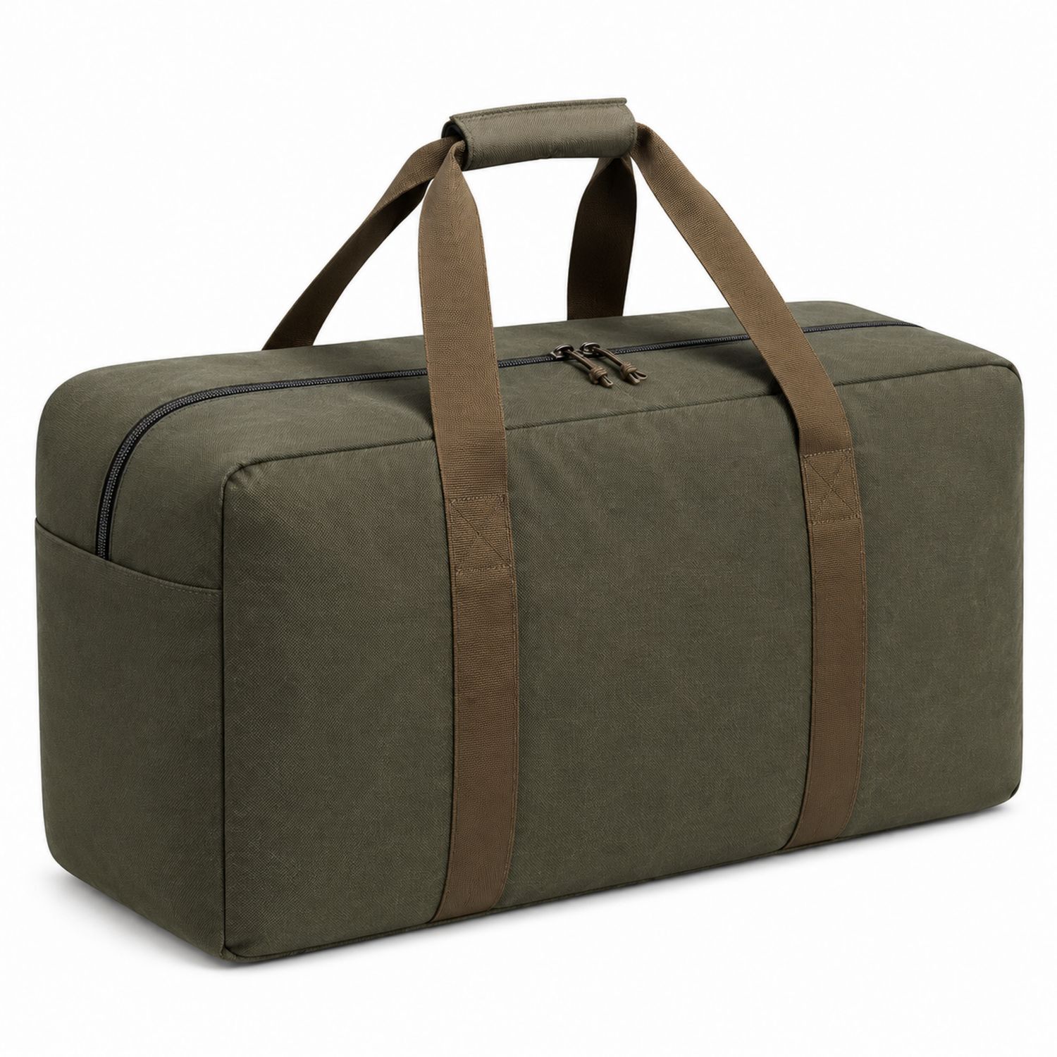 Borsa da Viaggio Grande Verde 50L con Maniglie Resistenti
