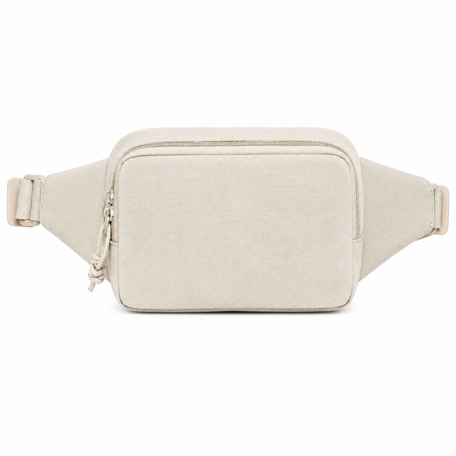Marsupio Regolabile Beige con Tasca Anteriore