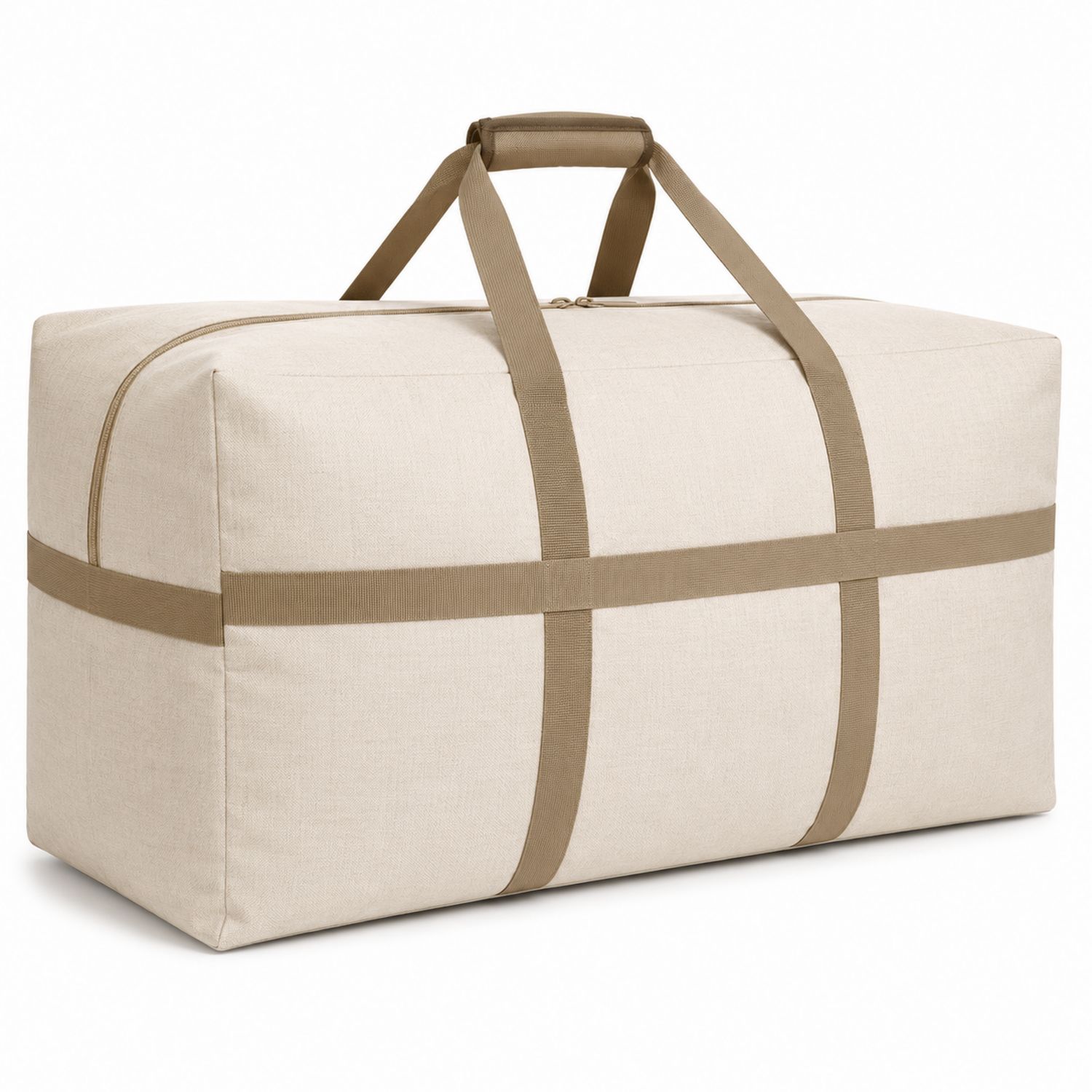 Borsa da Viaggio di Grande Capacità Beige 140L