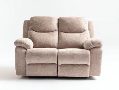 Sofás reclinables tapizados de tela 162x96x106 cm beige estilo moderno-Gacoriainterior