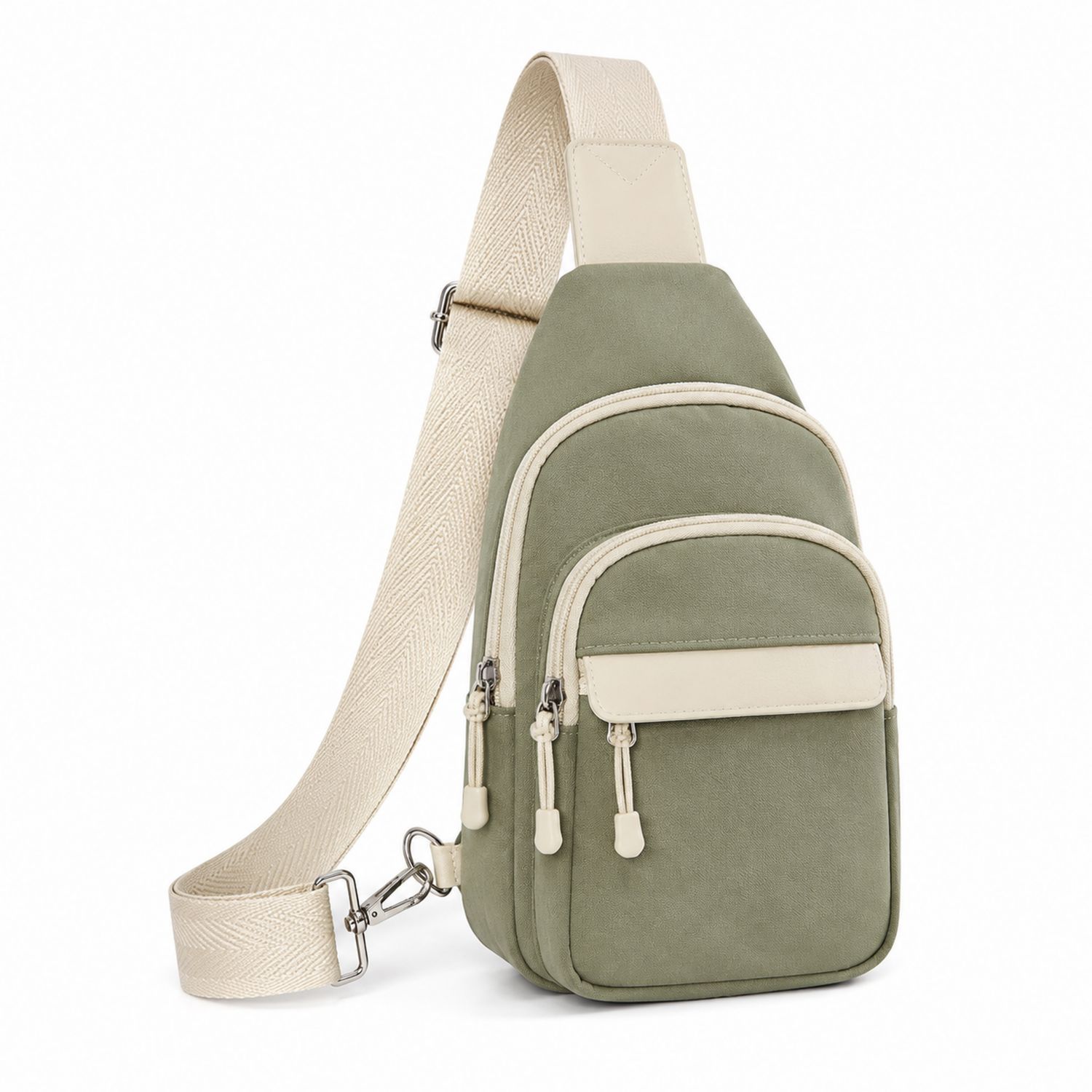 Umhängetasche Khaki mit Verstellbarem Riemen-Arvorik