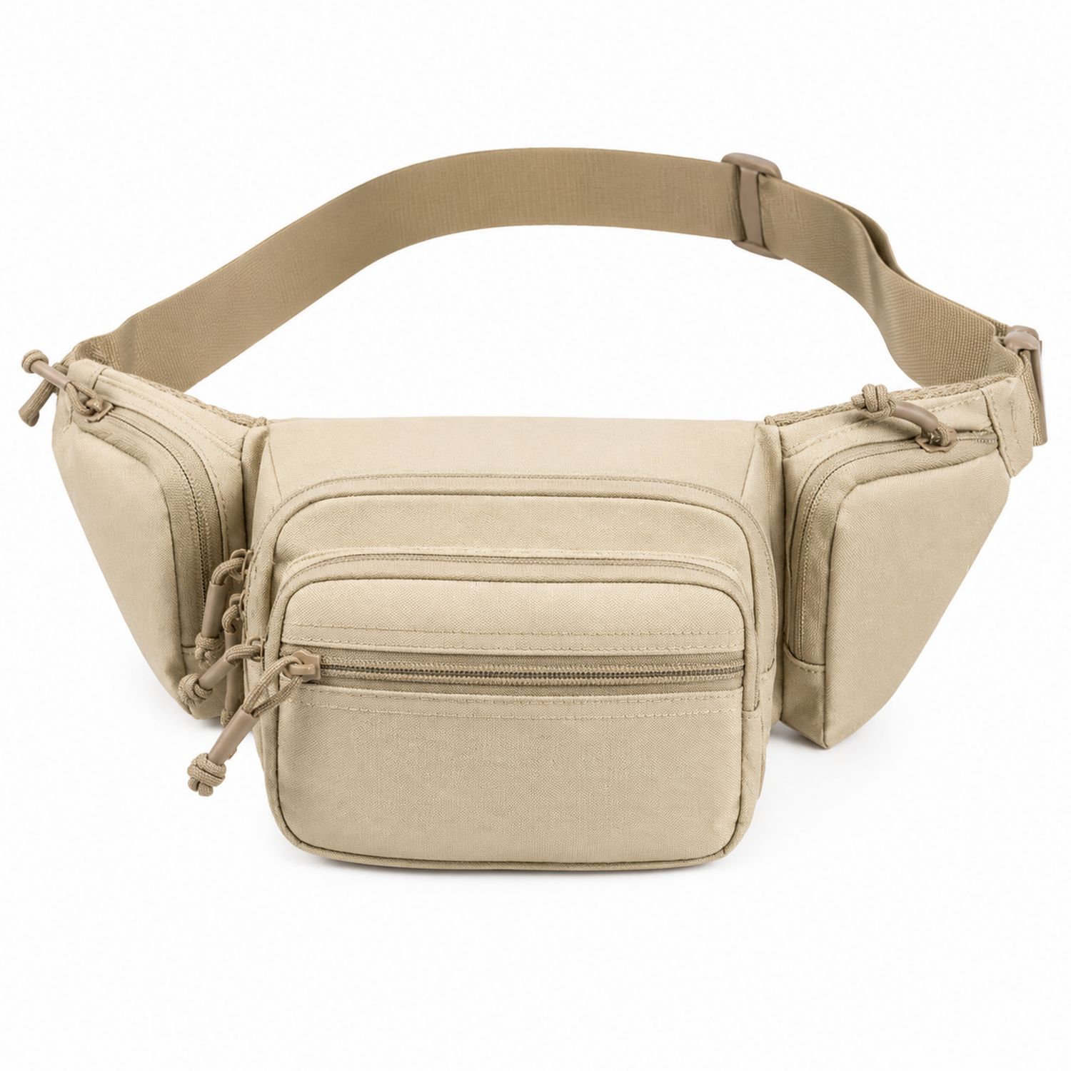 Verstellbare beige Gürteltasche mit Mehreren Fächern für Unisex-Arvorik
