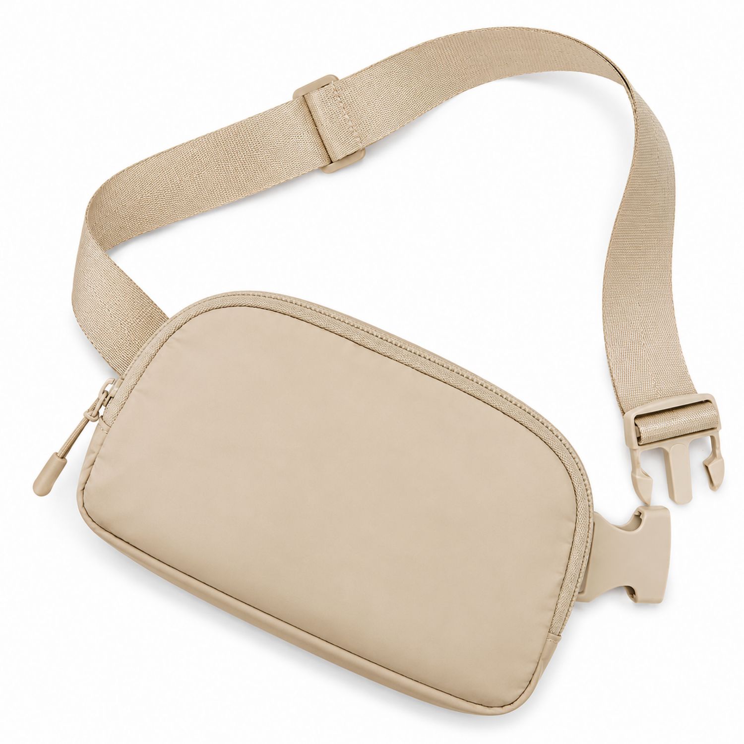 Beige Bauchtasche mit Verstellbarem Gurt-Arvorik