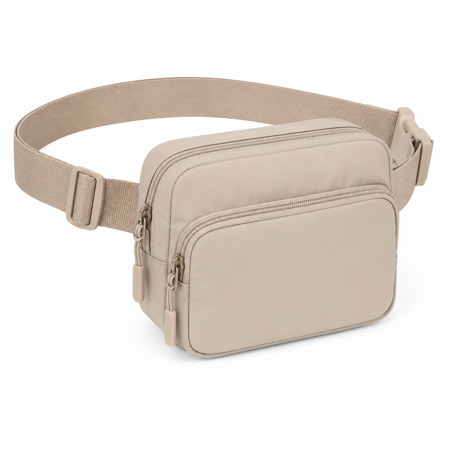 Verstellbare Bauchtasche Beige, 2L Kapazität, Unisex-Arvorik