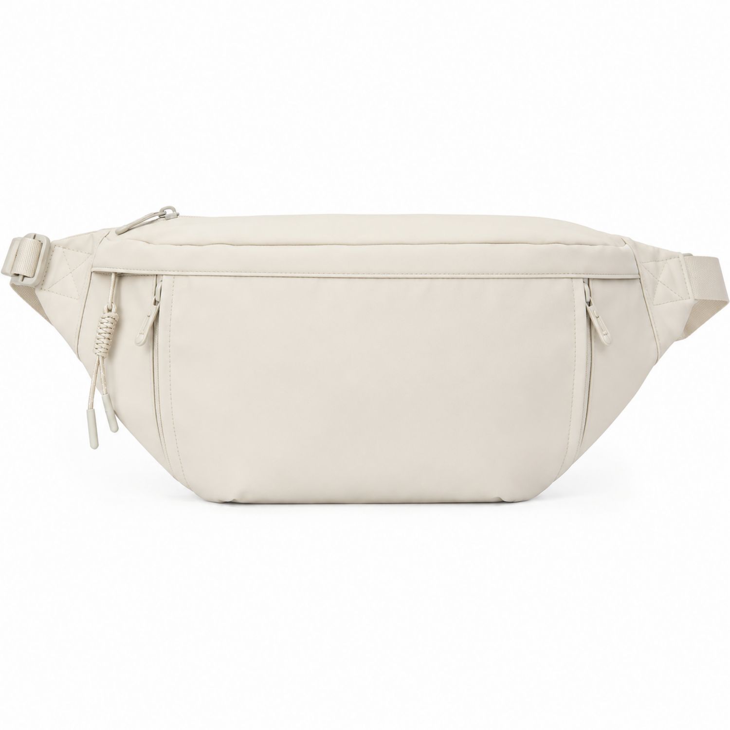 Große Bauchtasche Beige mit Verstellbarem Gurt-Arvorik