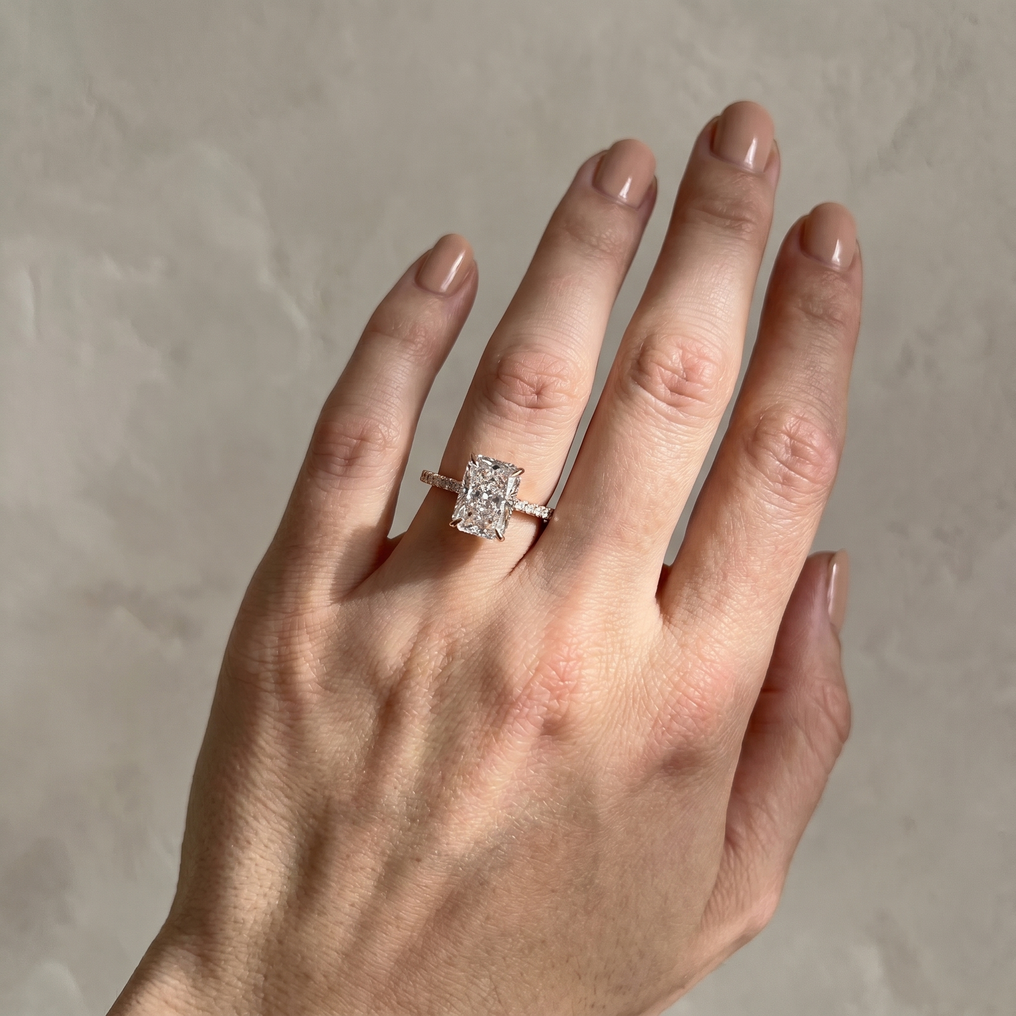 3.5Ct Elegant Radiant Cut Engagement Ring Everyday Wearable Ring For Women