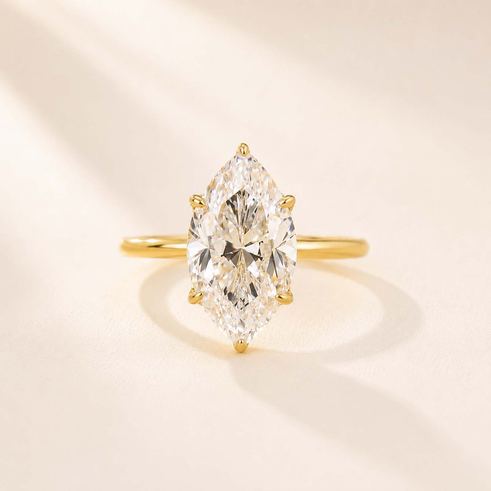 Velirella Fashion Marquise Cut Women's Engagement Ring In 