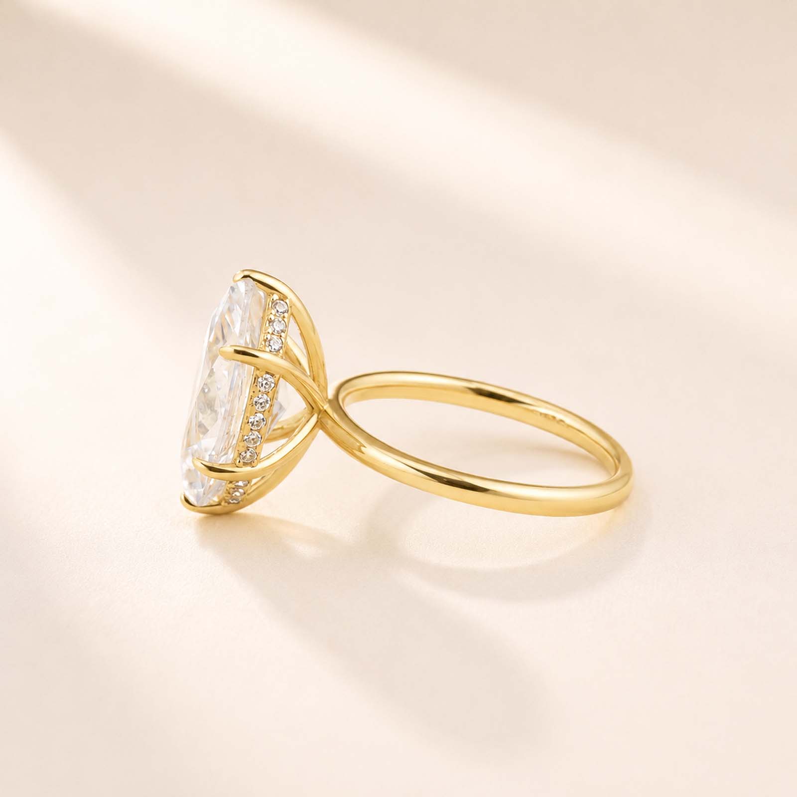 Velirella Fashion Marquise Cut Women's Engagement Ring In 