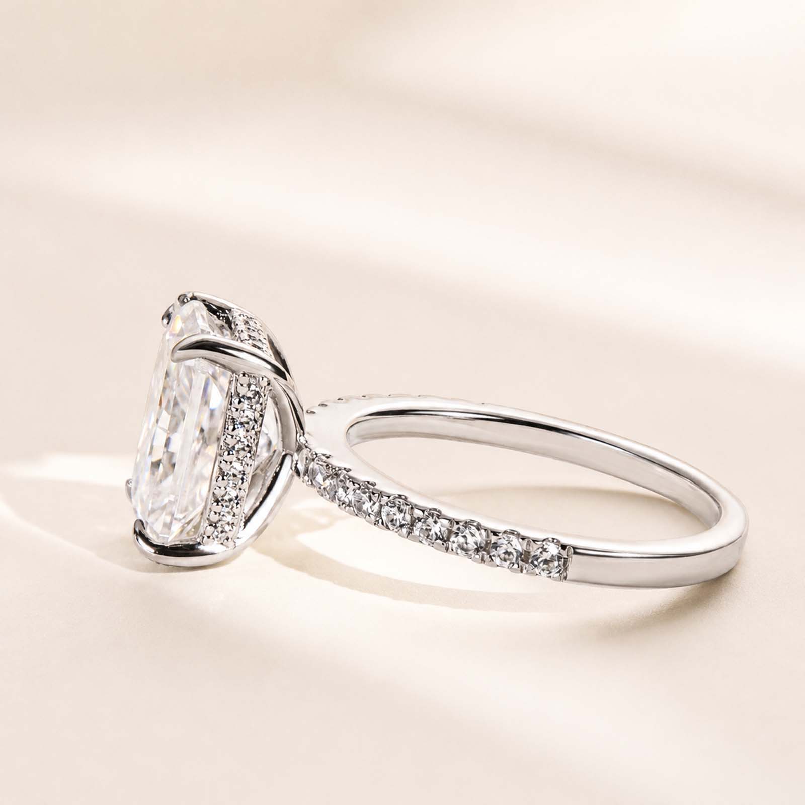 3.5Ct Elegant Radiant Cut Engagement Ring Everyday Wearable Ring For Women