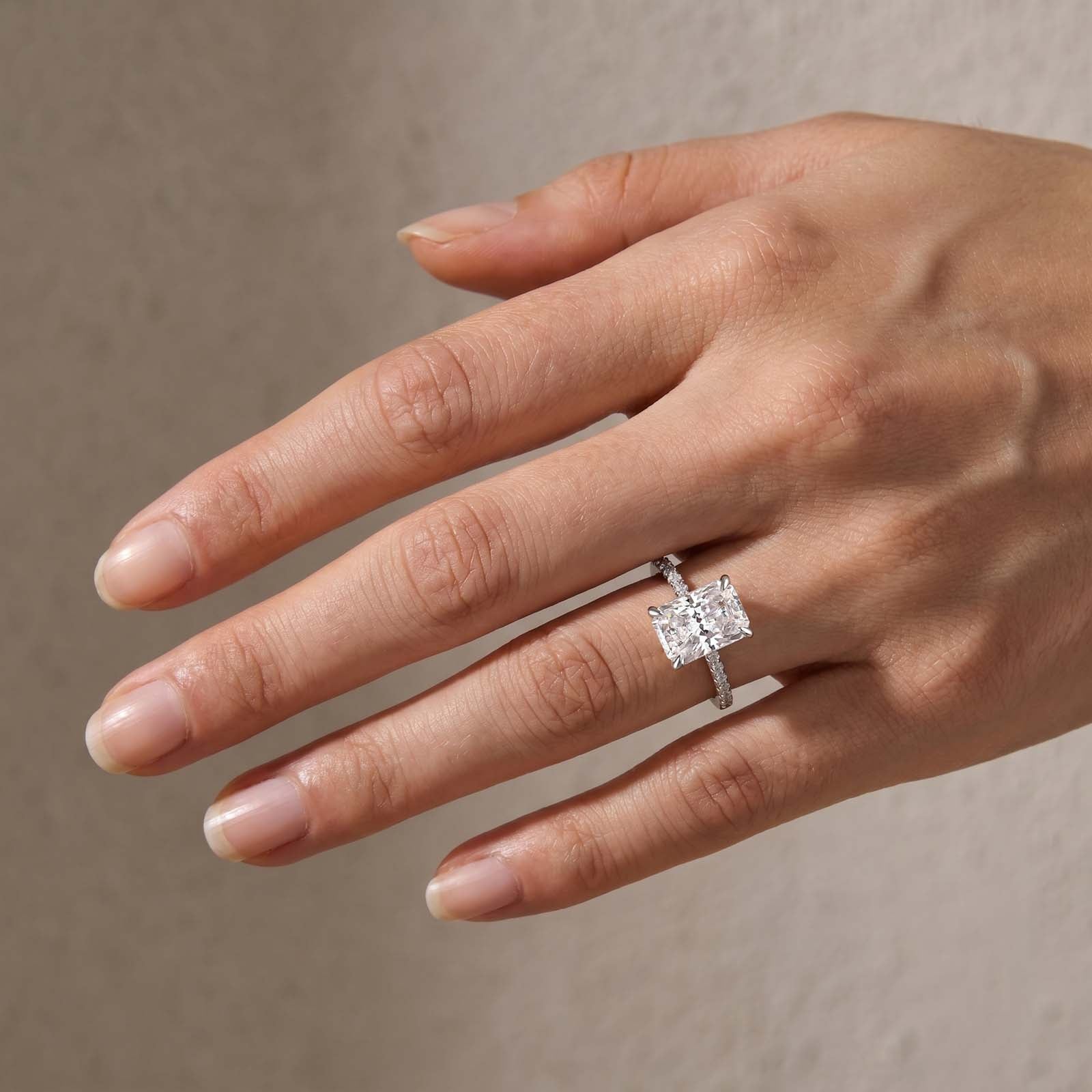 3.5Ct Elegant Radiant Cut Engagement Ring Everyday Wearable Ring For Women