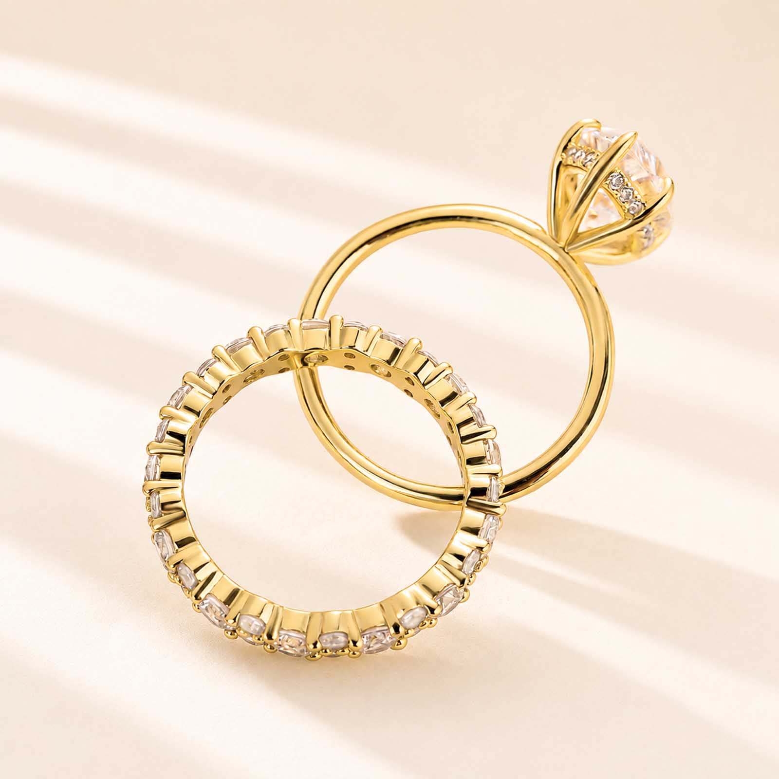Affordable 3.0Ct Marquise Cut Bridal-Inspired Ring Sets Travel Ring Set For Everyday Wear
