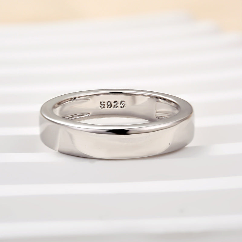 Velirella Classic Yellow Gold Wide Wedding Band - Velirellajewelry