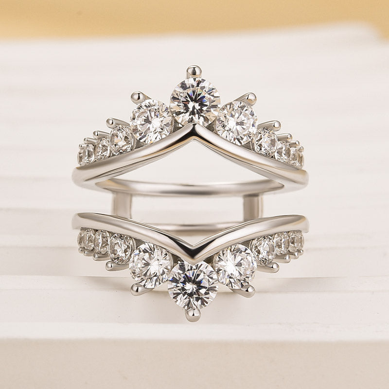 Velirella Fashion Round Cut Jacket Wedding Band For Women In Brass - Velirellajewelry