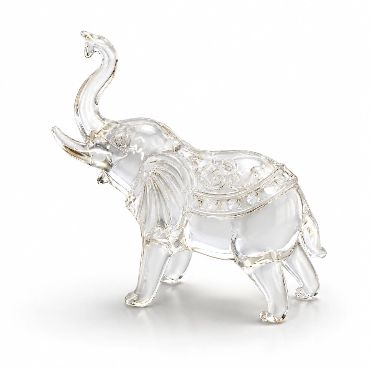 Glas Elefant Klar