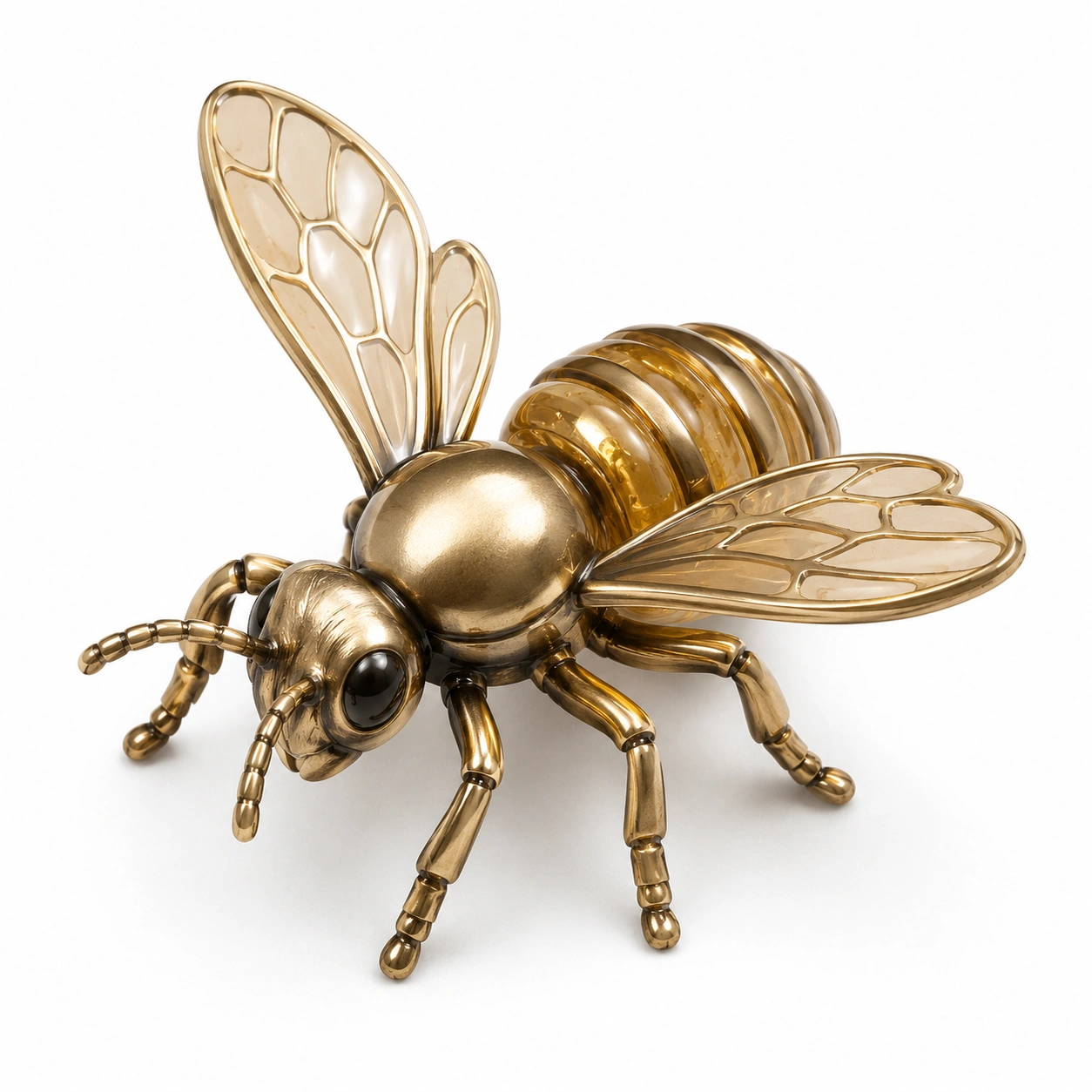 Bienenfigur Goldoptik