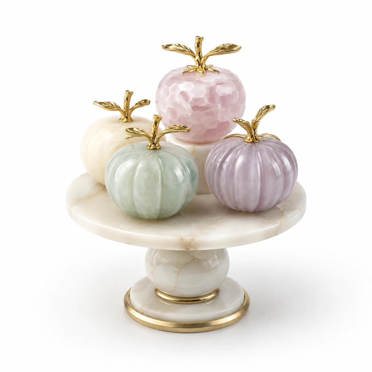 Dekorativer Apfel Figuren Set 4-teilig