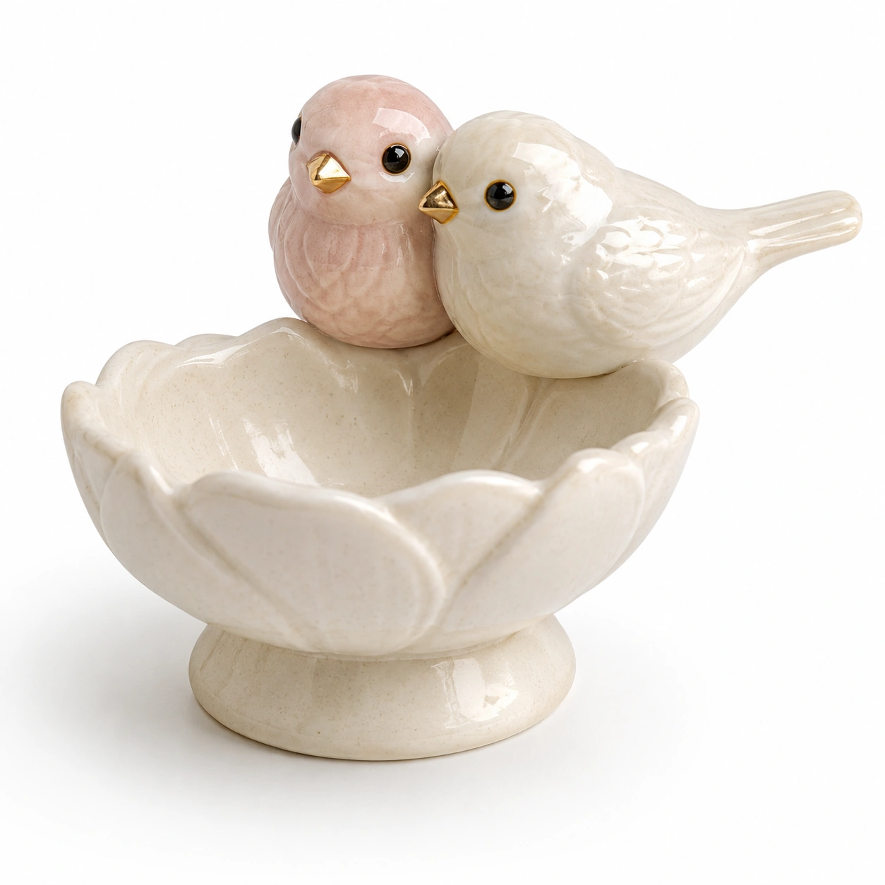 Para ptaków – ceramiczna misa