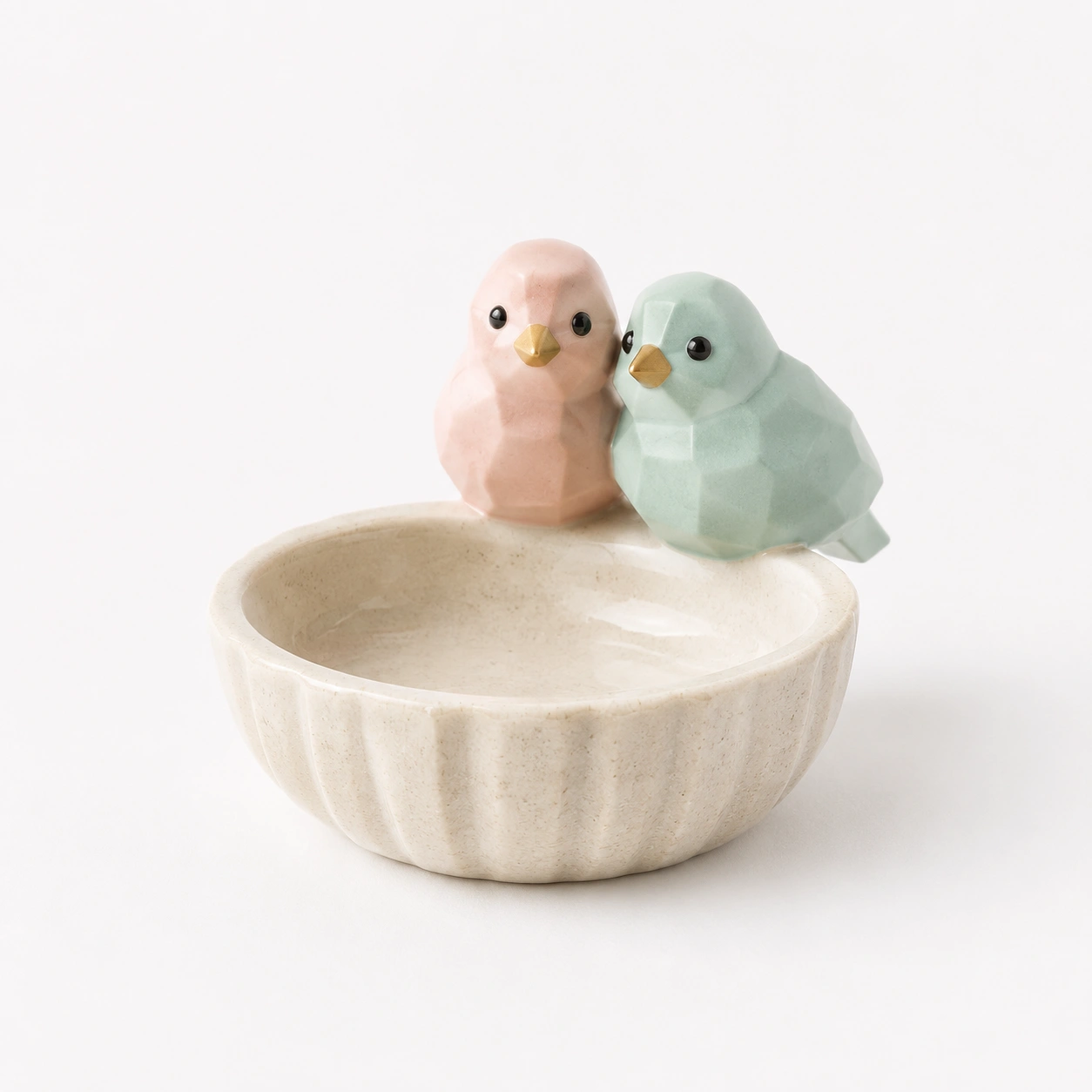 Para ptaków – ceramiczna misa