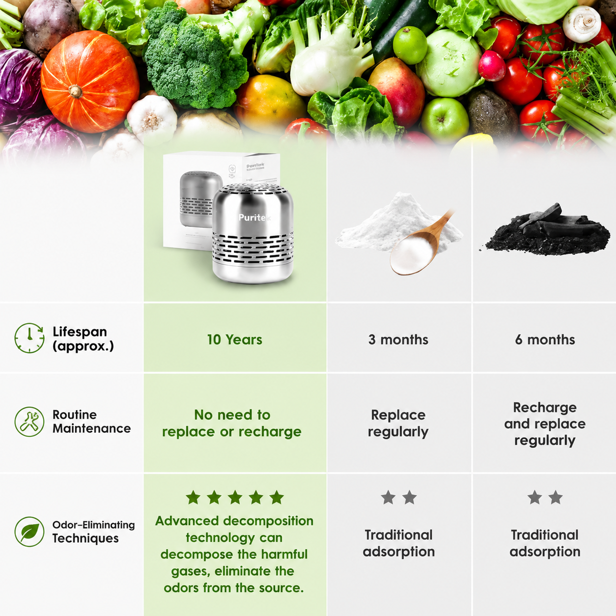 Refrigerator Odor Eliminator