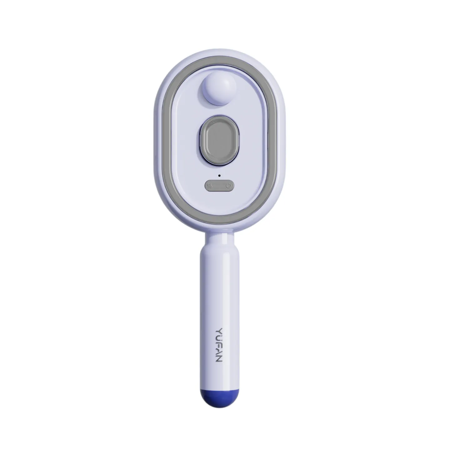 A multifunctional, leave-in essential oil hair care comb with red light therapy