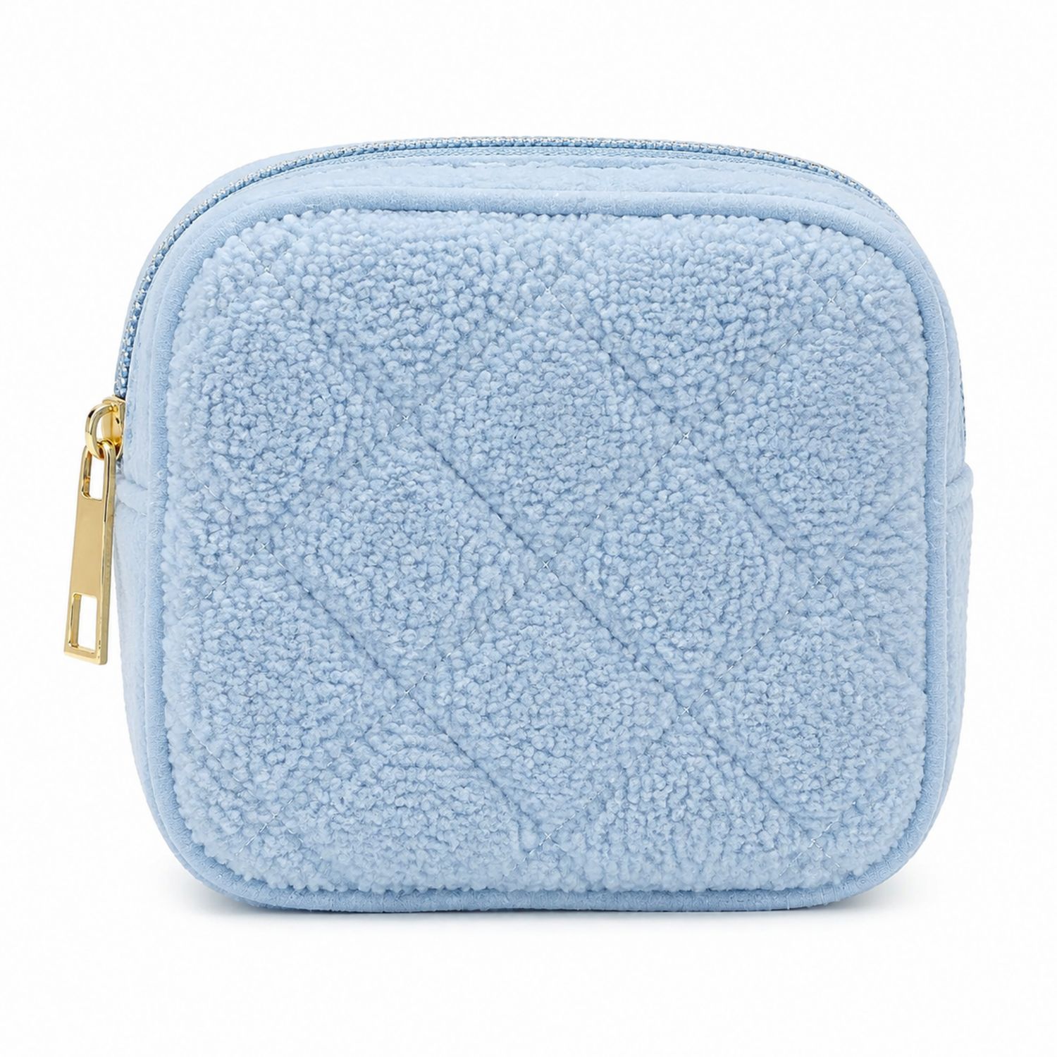 Estuche Organizador de Viaje Azul Claro con Cremallera