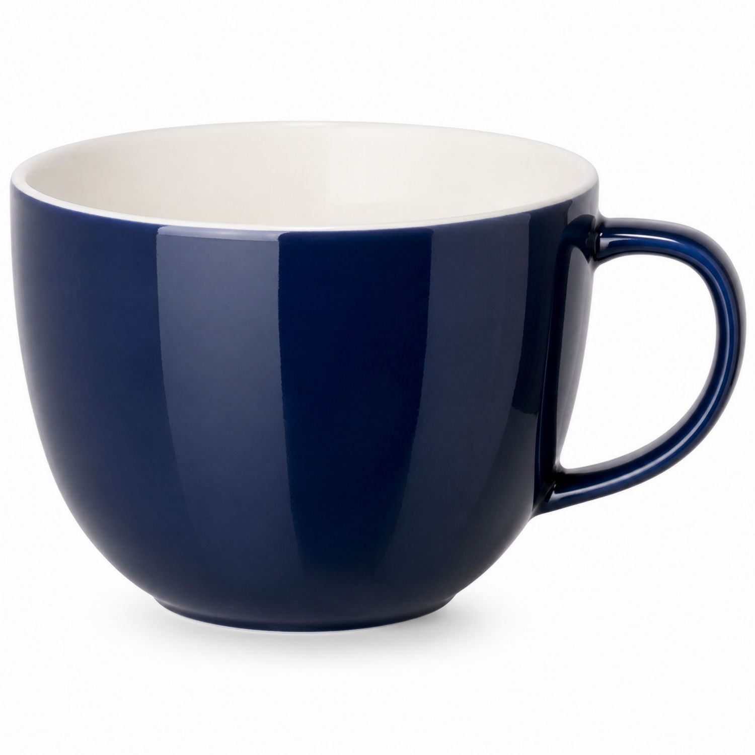 Taza de cerámica azul marino 350 ml