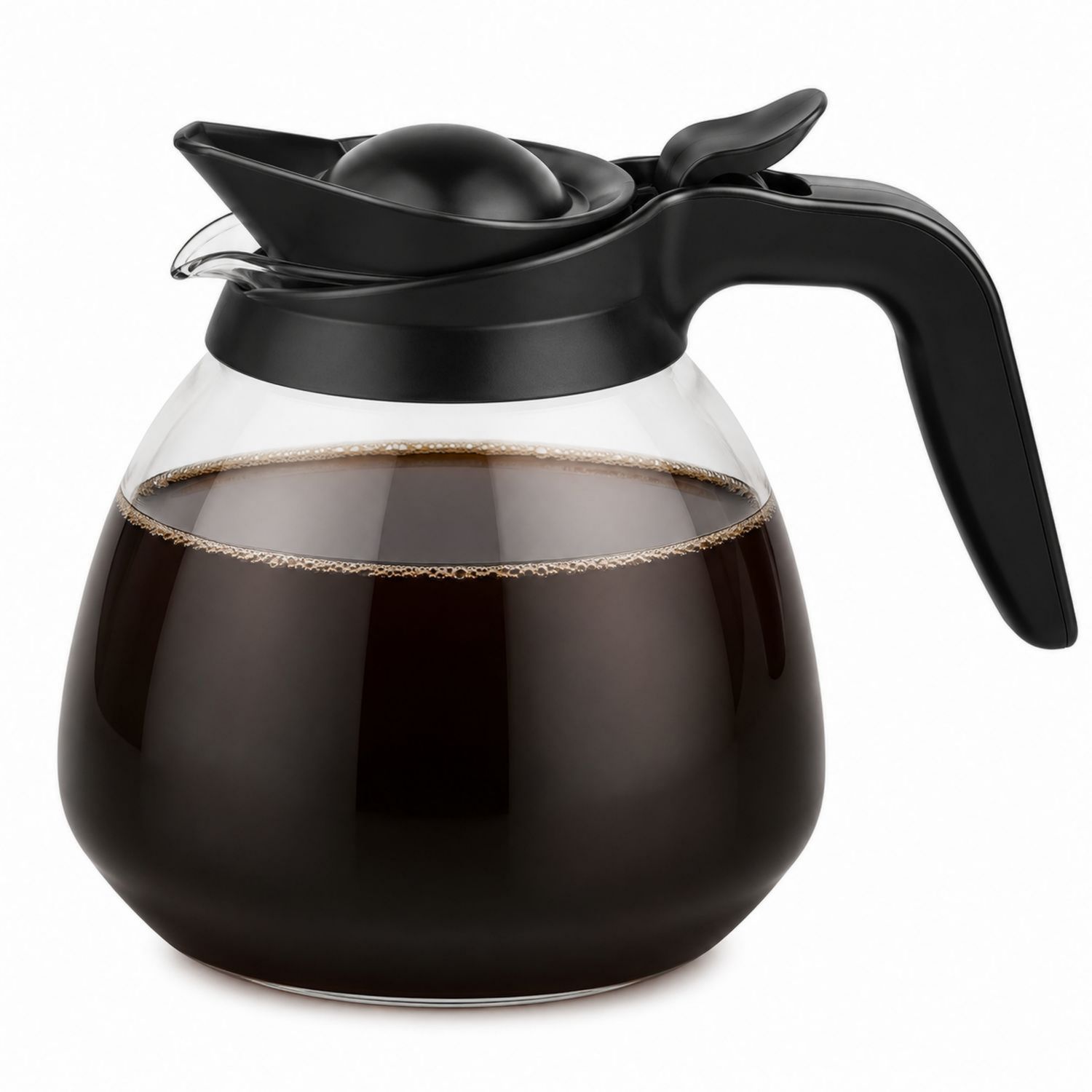 Jarra de Café Negra con Tapa 1.5L