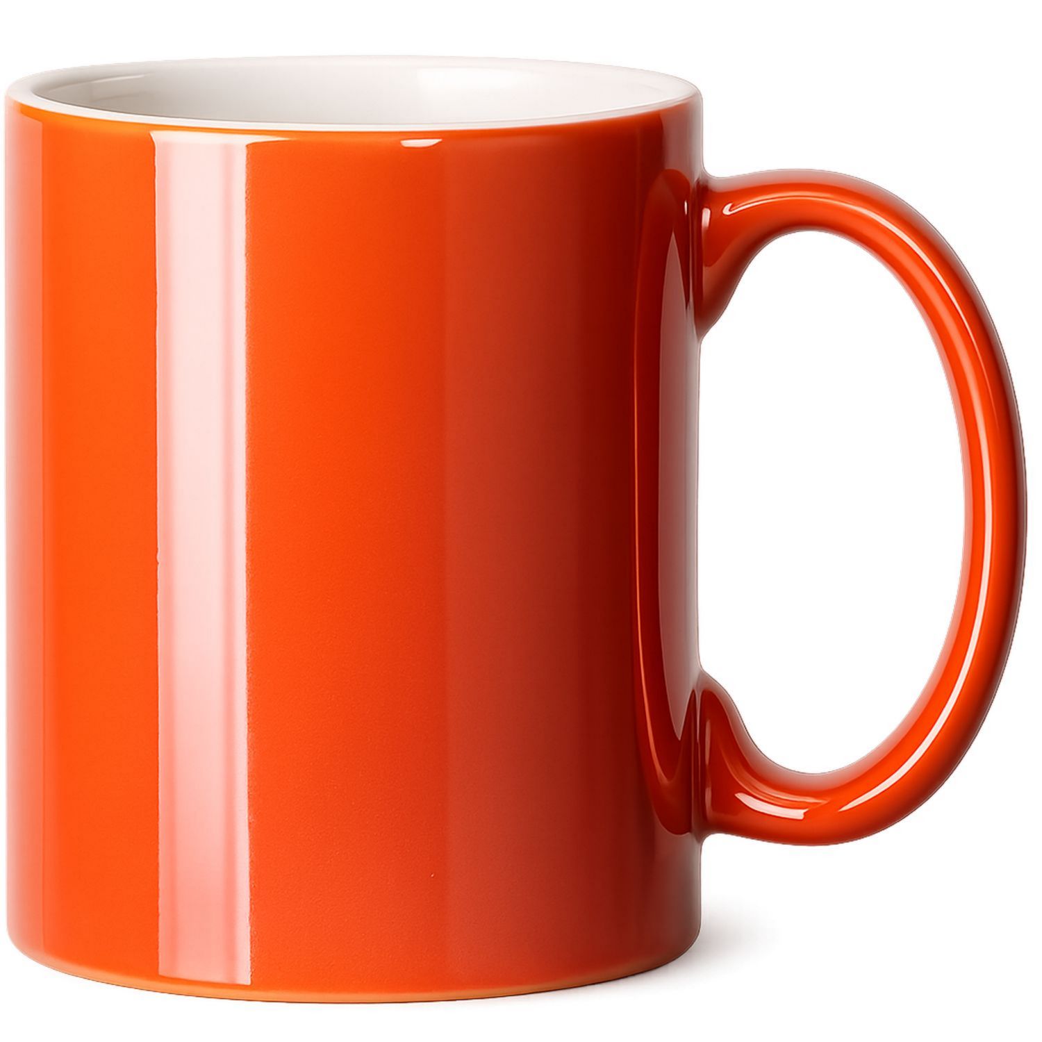 Taza de color naranja 350ml