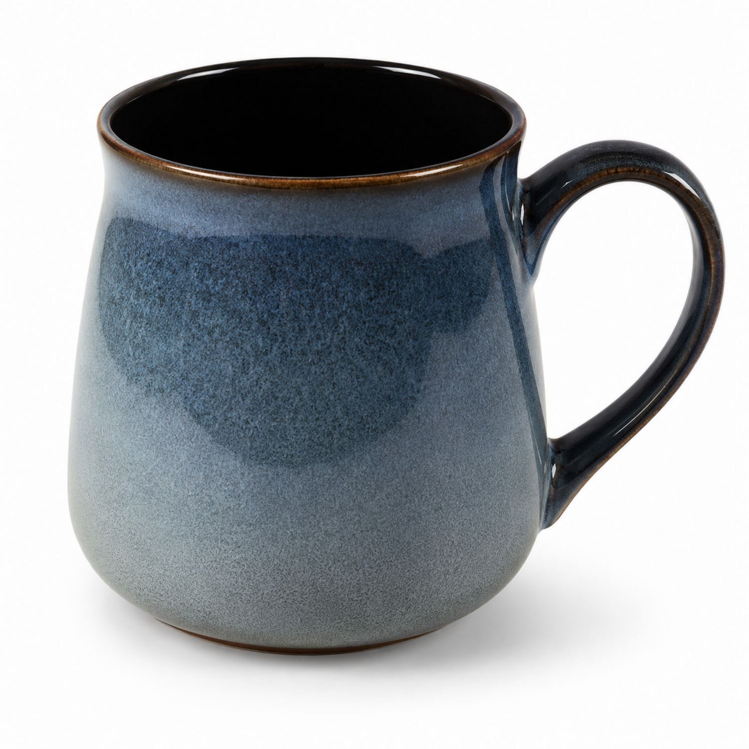 Taza de cerámica azul degradado 350ml
