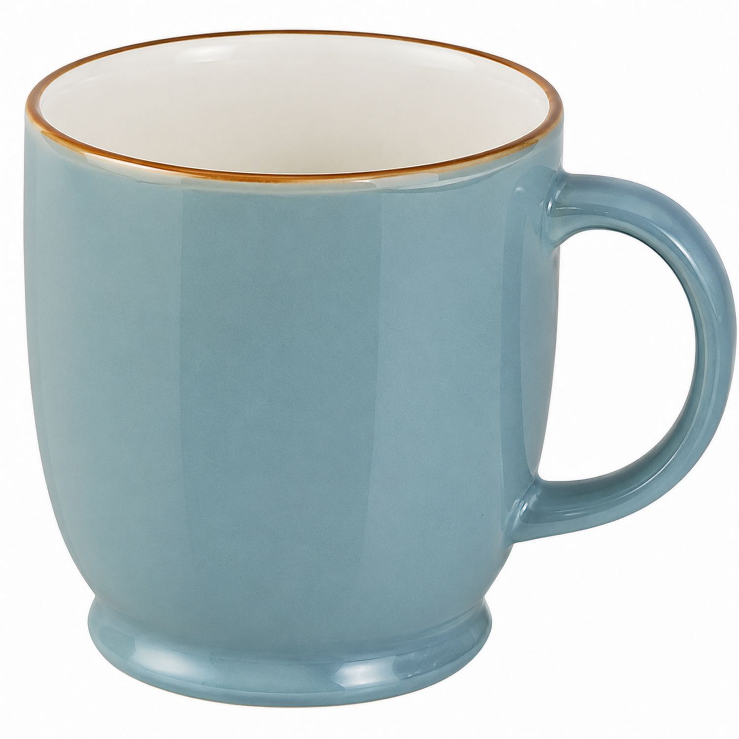 Taza de cerámica azul 350 ml