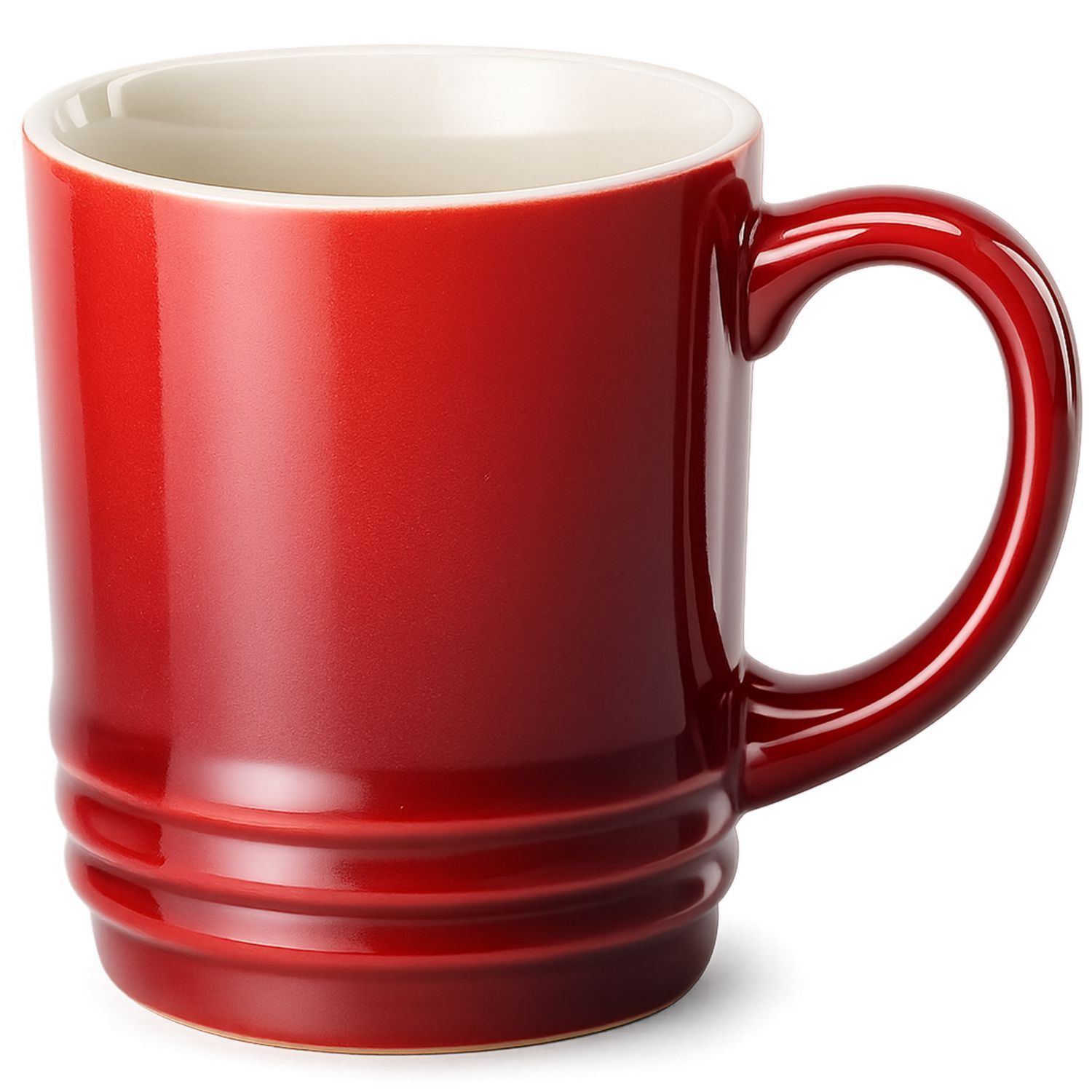 Taza de Café de Cerámica Roja 300ml