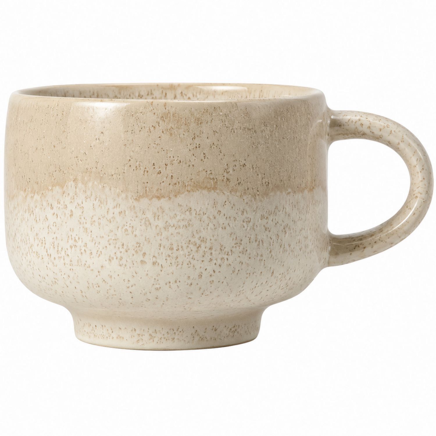 Taza de Cerámica Beige Moteada 250ml