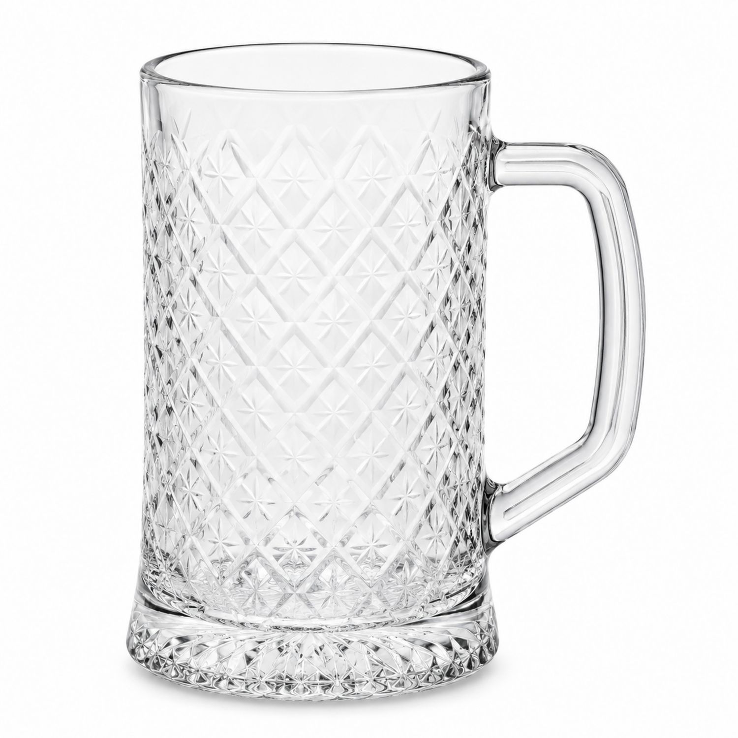 Boccale di Vetro Trasparente Inciso 500ml-Ryenatural