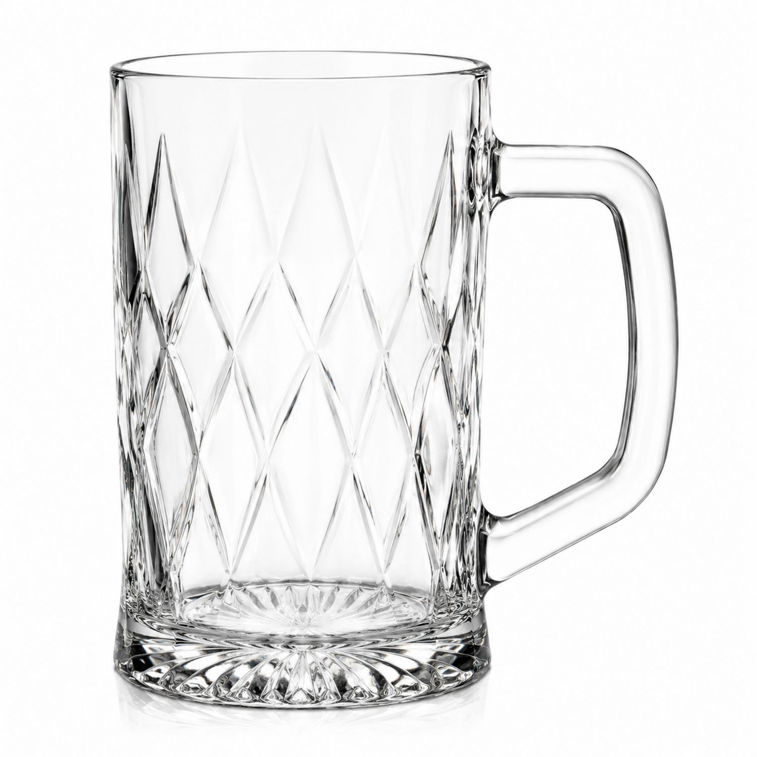 Bicchiere da birra in cristallo con manico 500 ml-Ryenatural