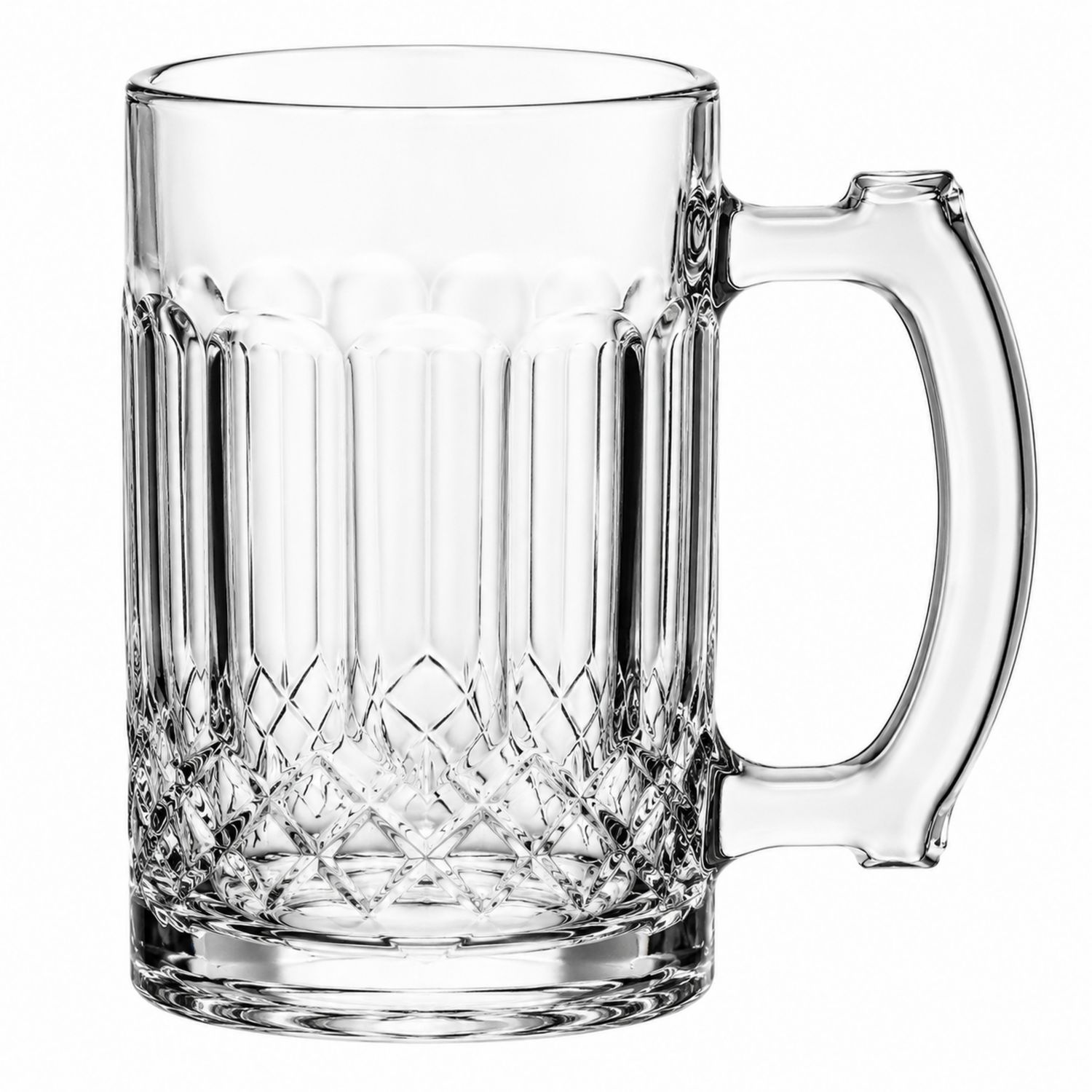 Boccale Birra in Vetro 500ml Trasparente-Ryenatural