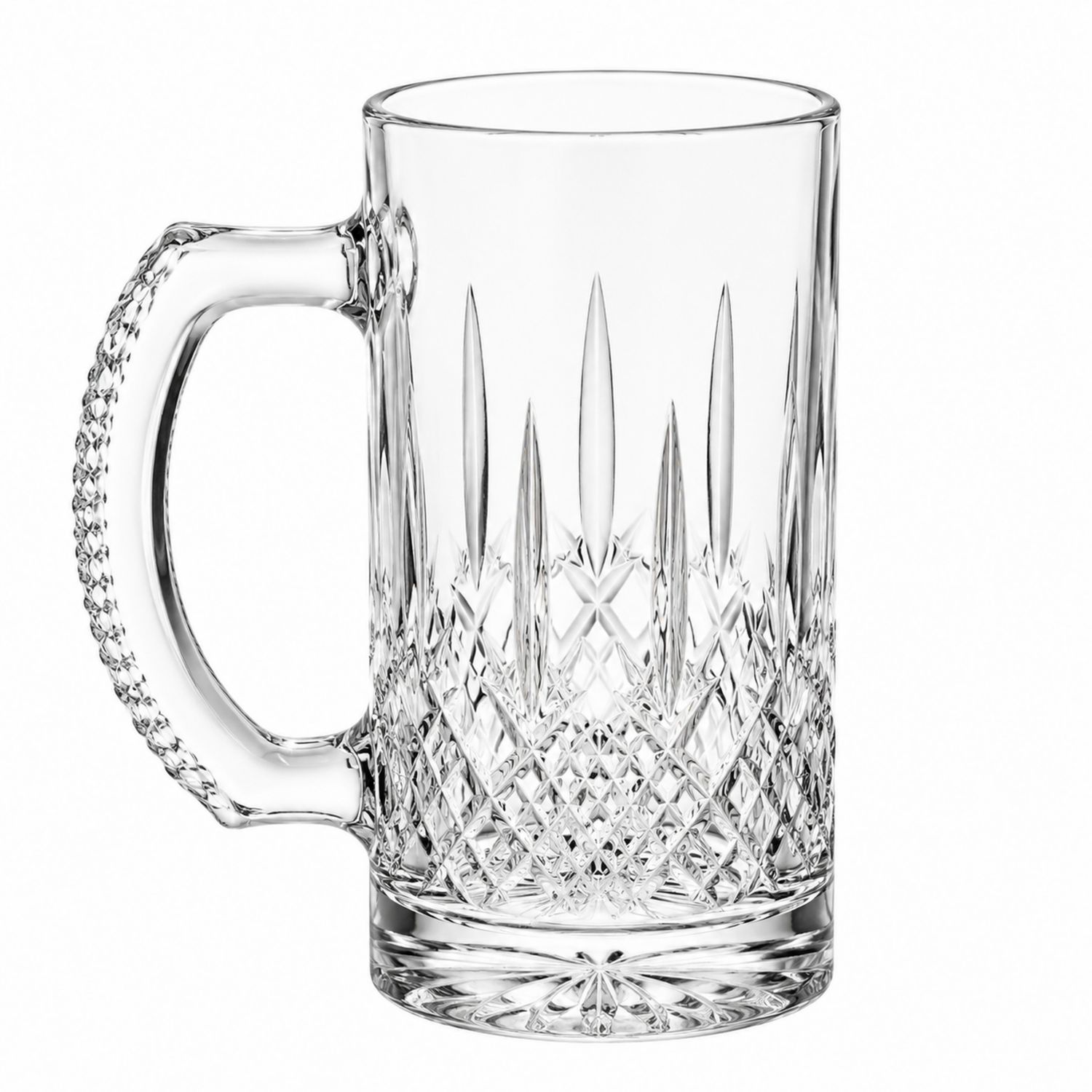 Boccale di Cristallo Inciso 500ml Chiaro-Ryenatural