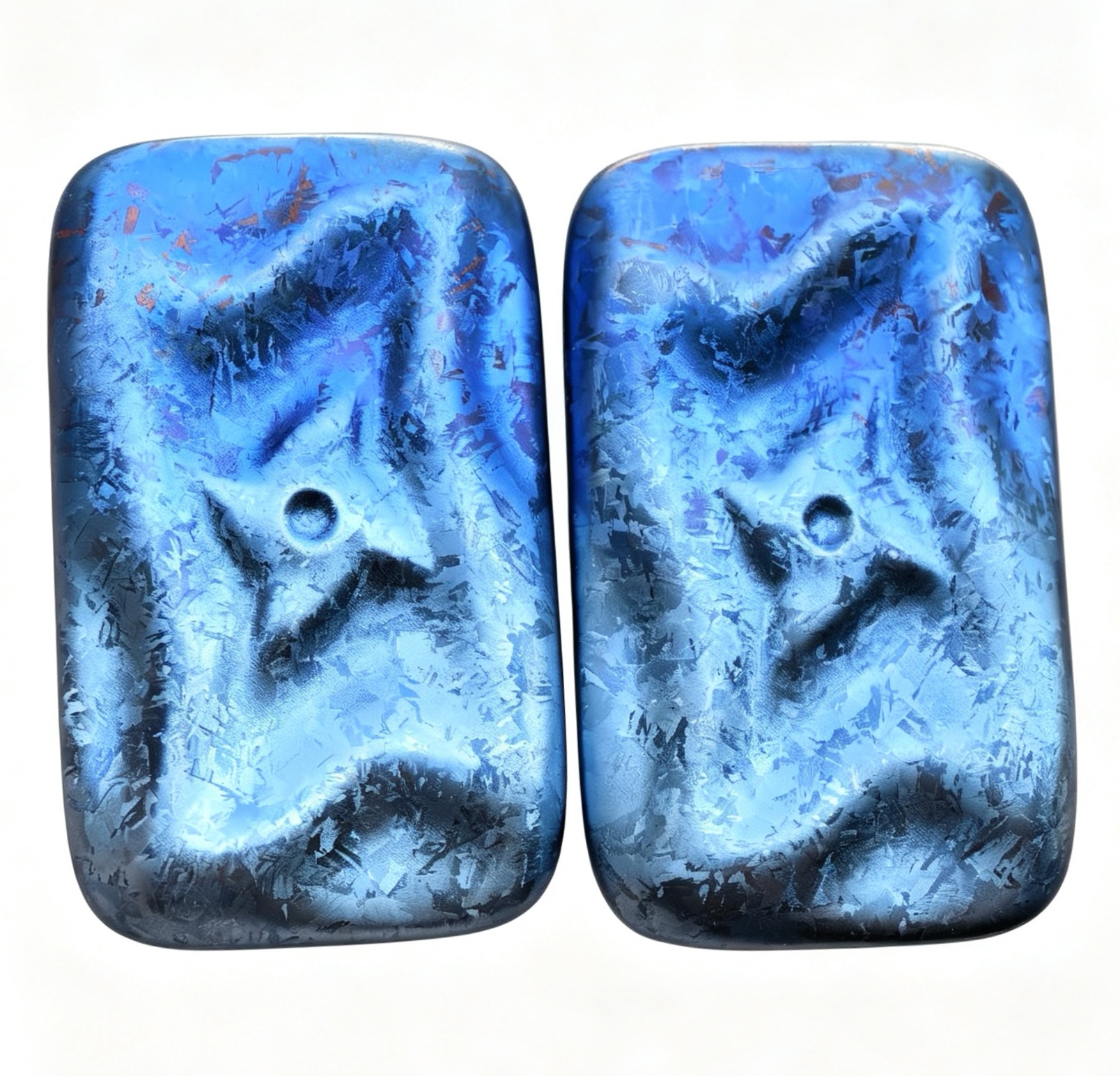 Shuriken Standard – Ice Crystal Titanium – Blue White Gradient – Right Hand