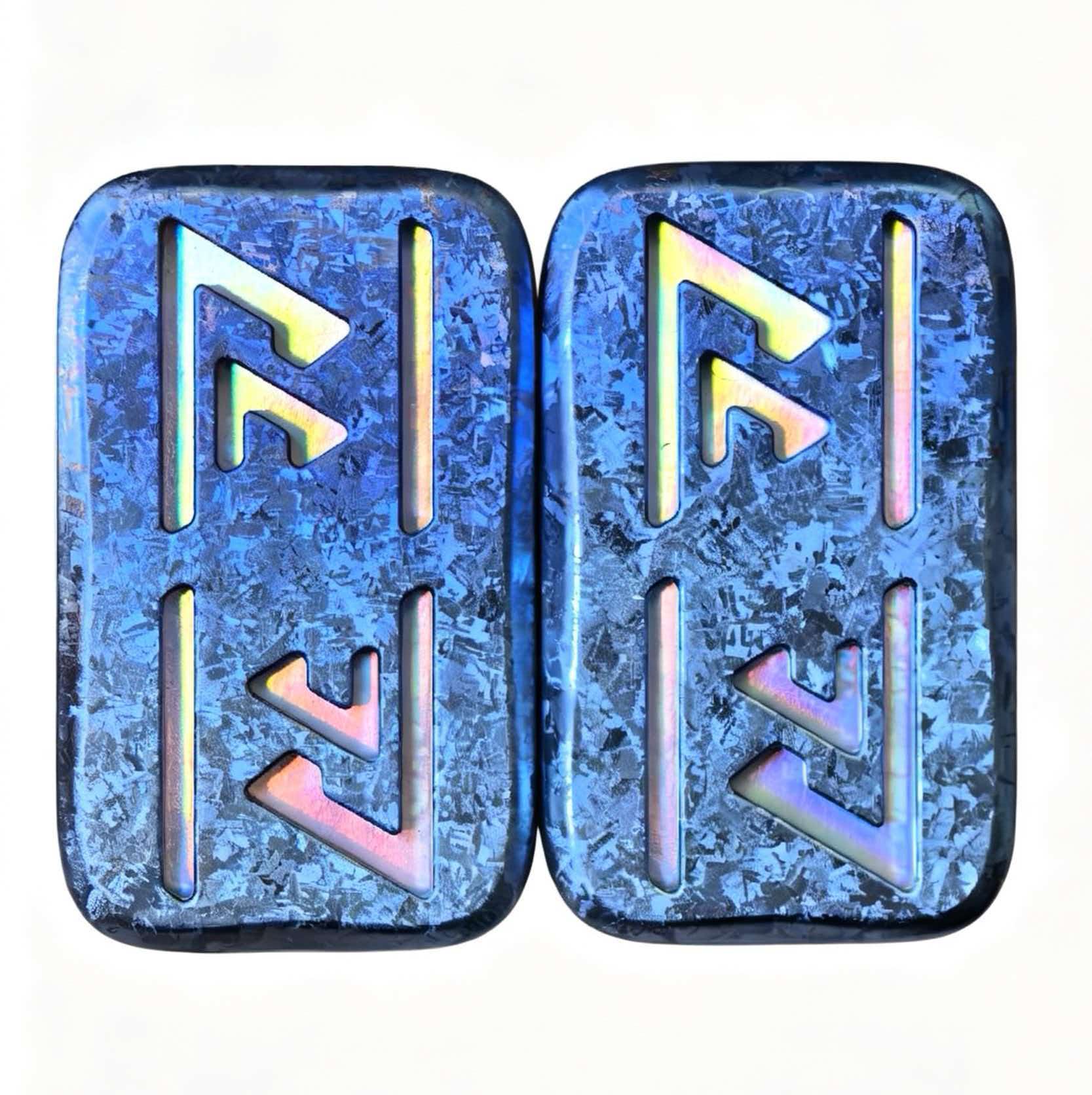 Creation Mountain Standard – Ice Crystal Titanium – Blue White Gradient – Hollow