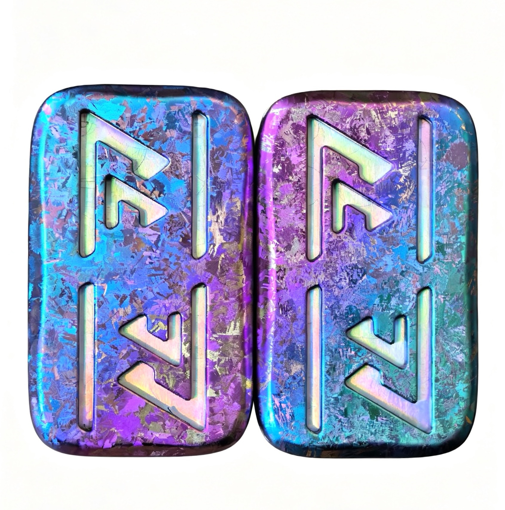 Creation Mountain Standard – Ice Crystal Titanium – Four-Color Gradient – Hollow