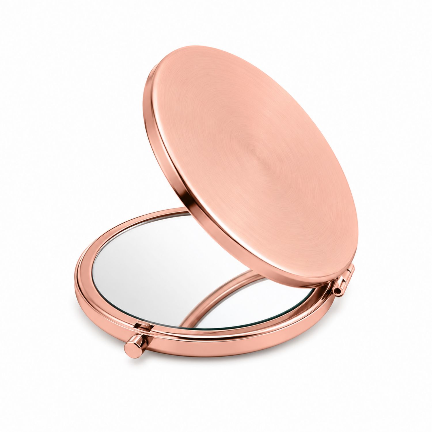 Specchio Compatto da Borsa in Oro Rosa