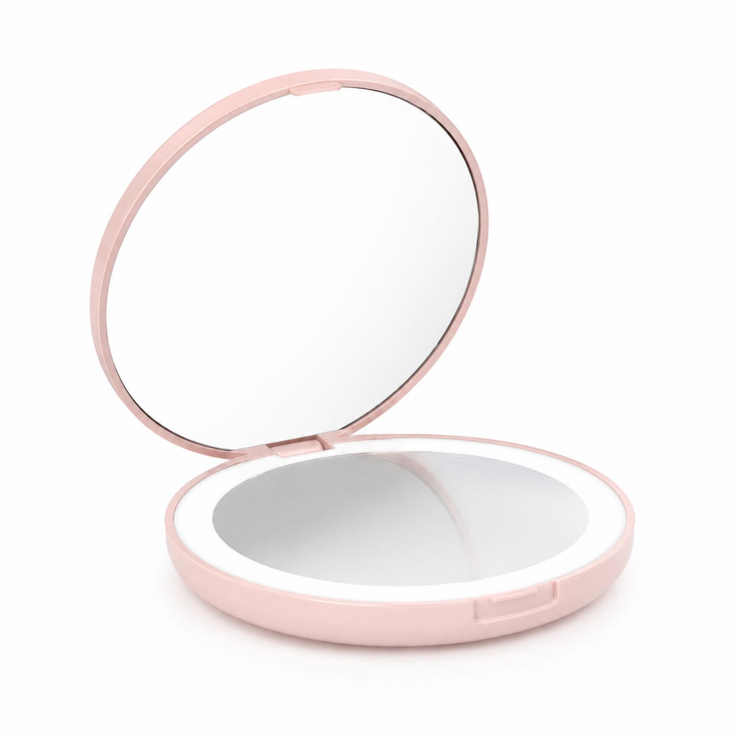 Specchietto Compatto LED Portatile Rosa
